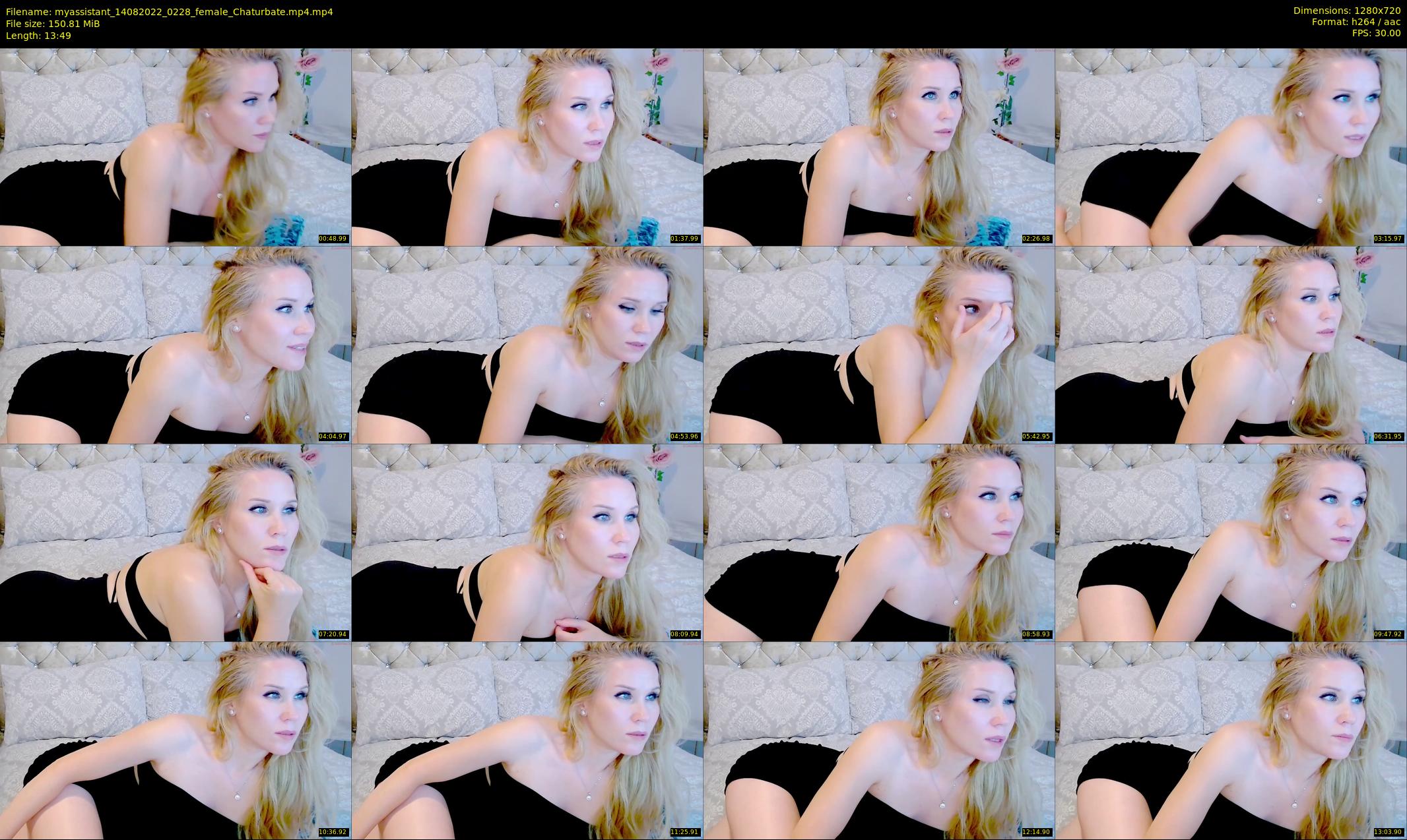 myassistant — 14 minute Chaturbate female cam show recording, 720p, Aug 14, 2022