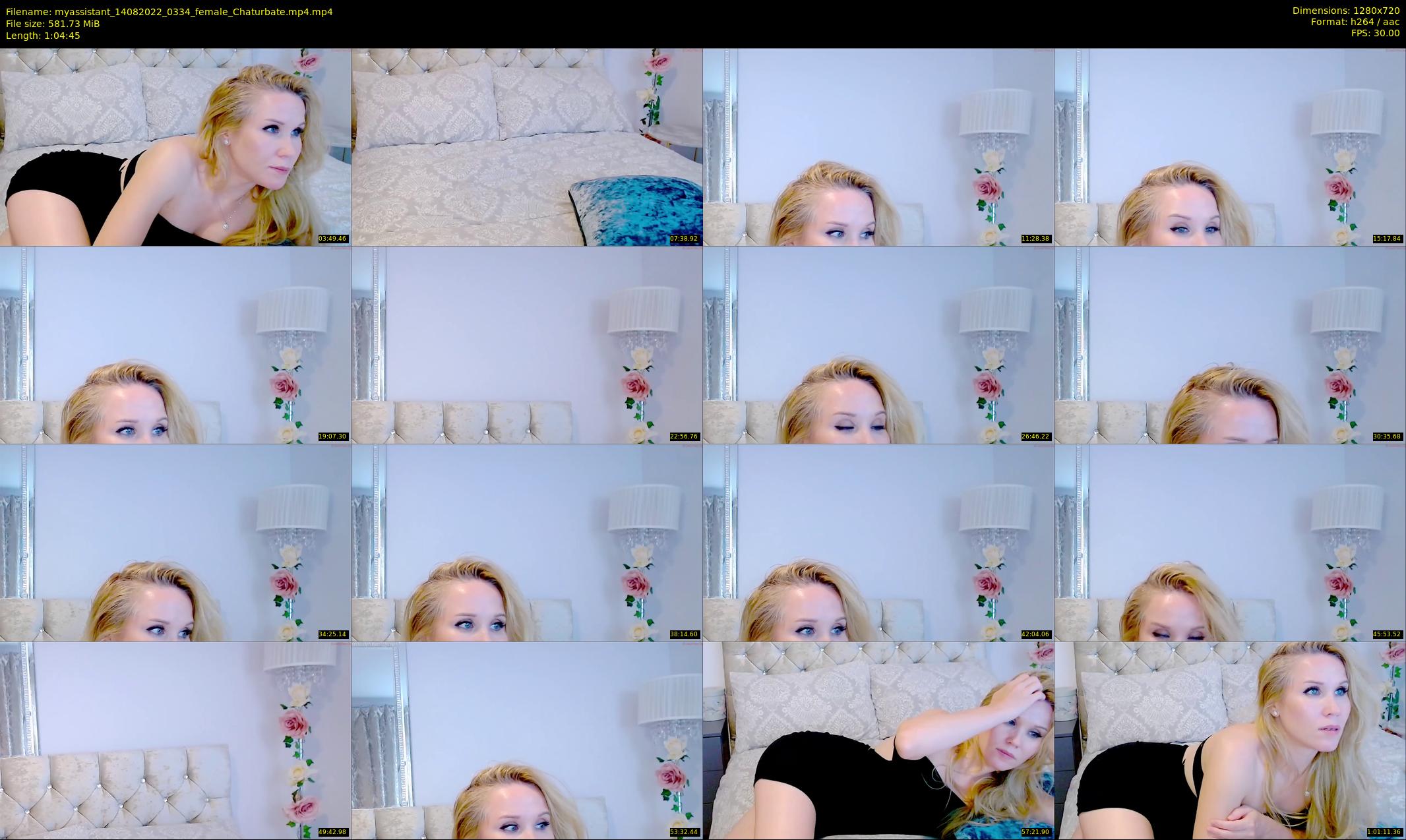 myassistant — 65 minute Chaturbate female cam show recording, 720p, Aug 14, 2022