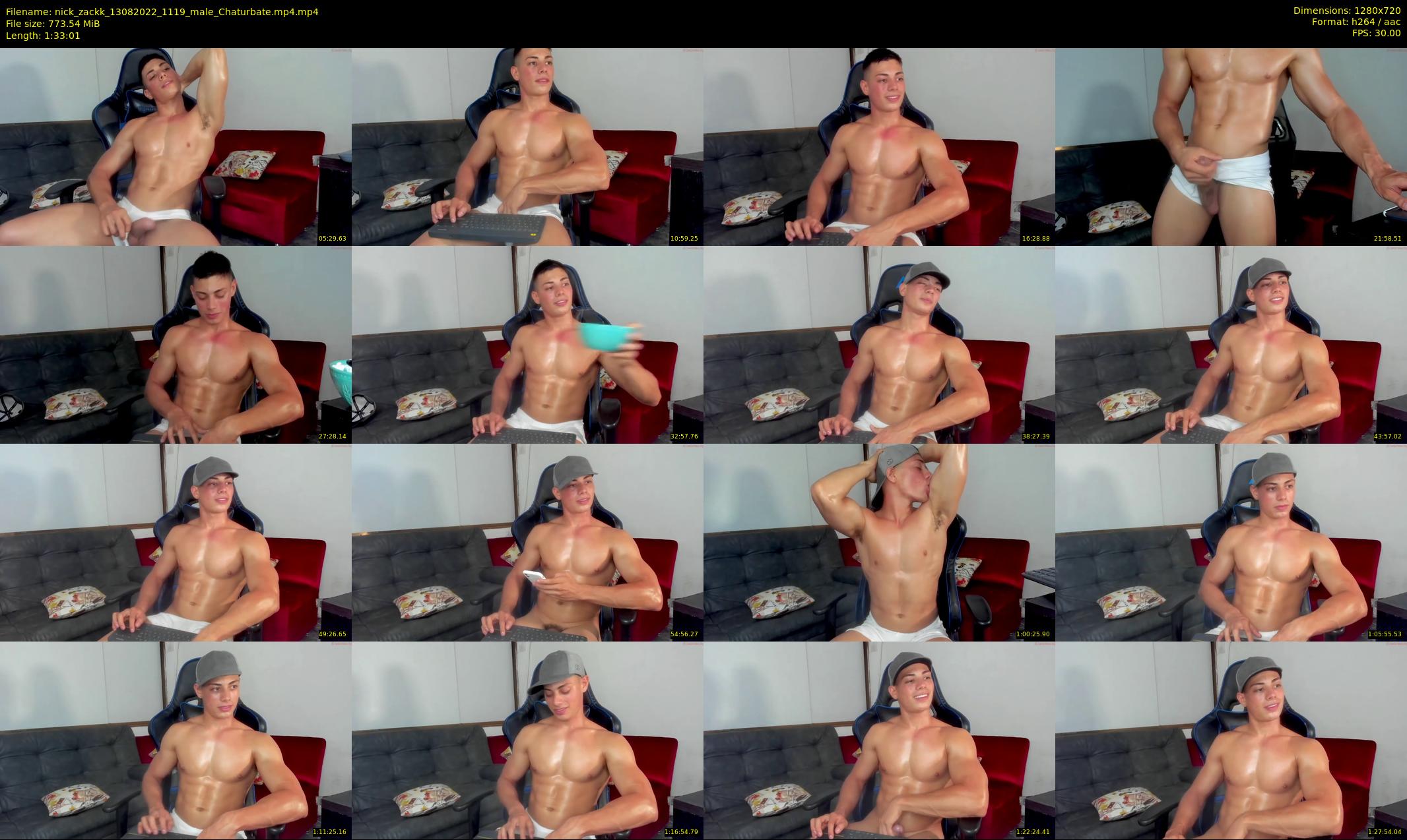 nick_zackk — 94 minute Chaturbate male cam show recording, 720p, Aug 13, 2022