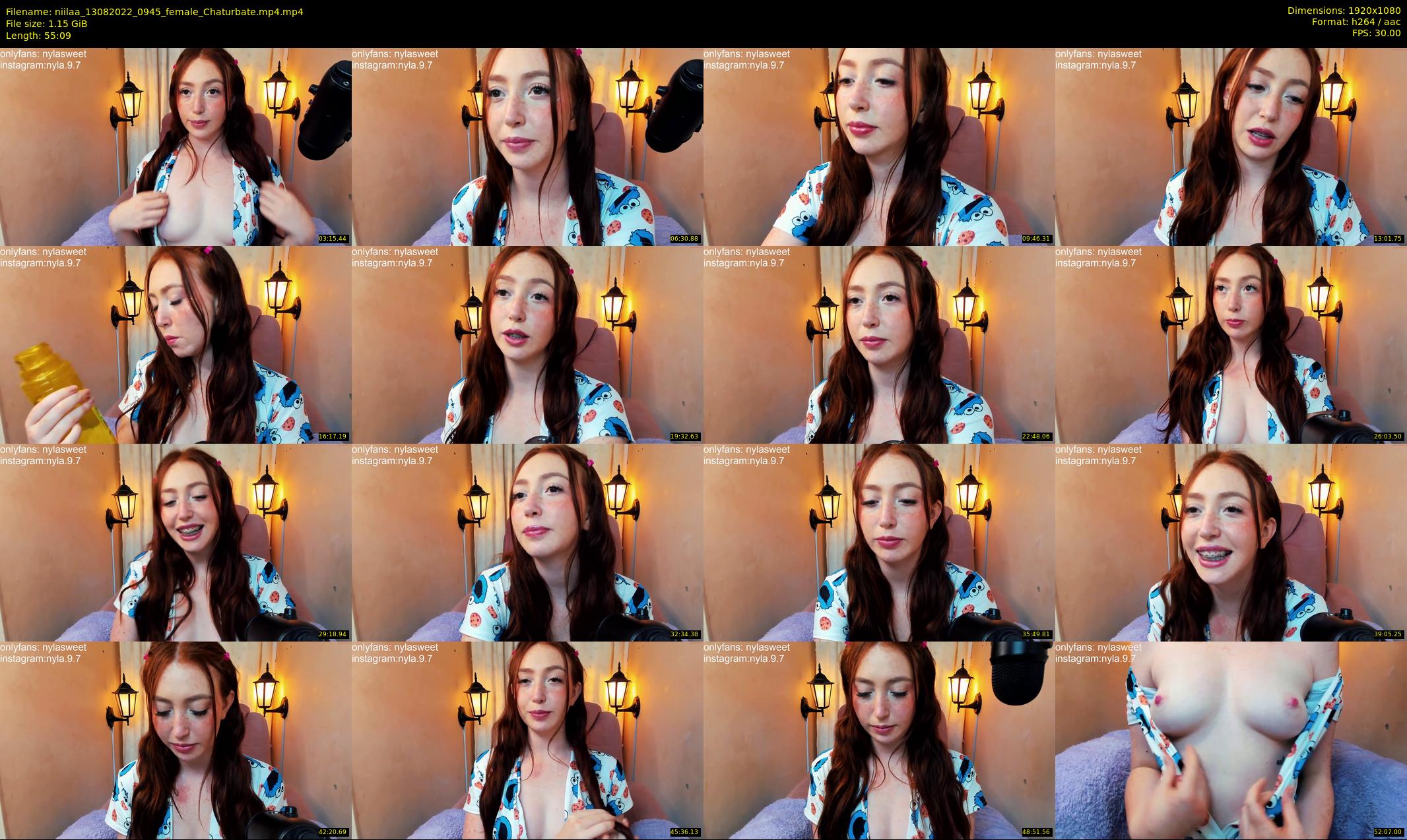 niilaa — 56 minute Chaturbate female cam show recording, 1080p, Aug 13, 2022
