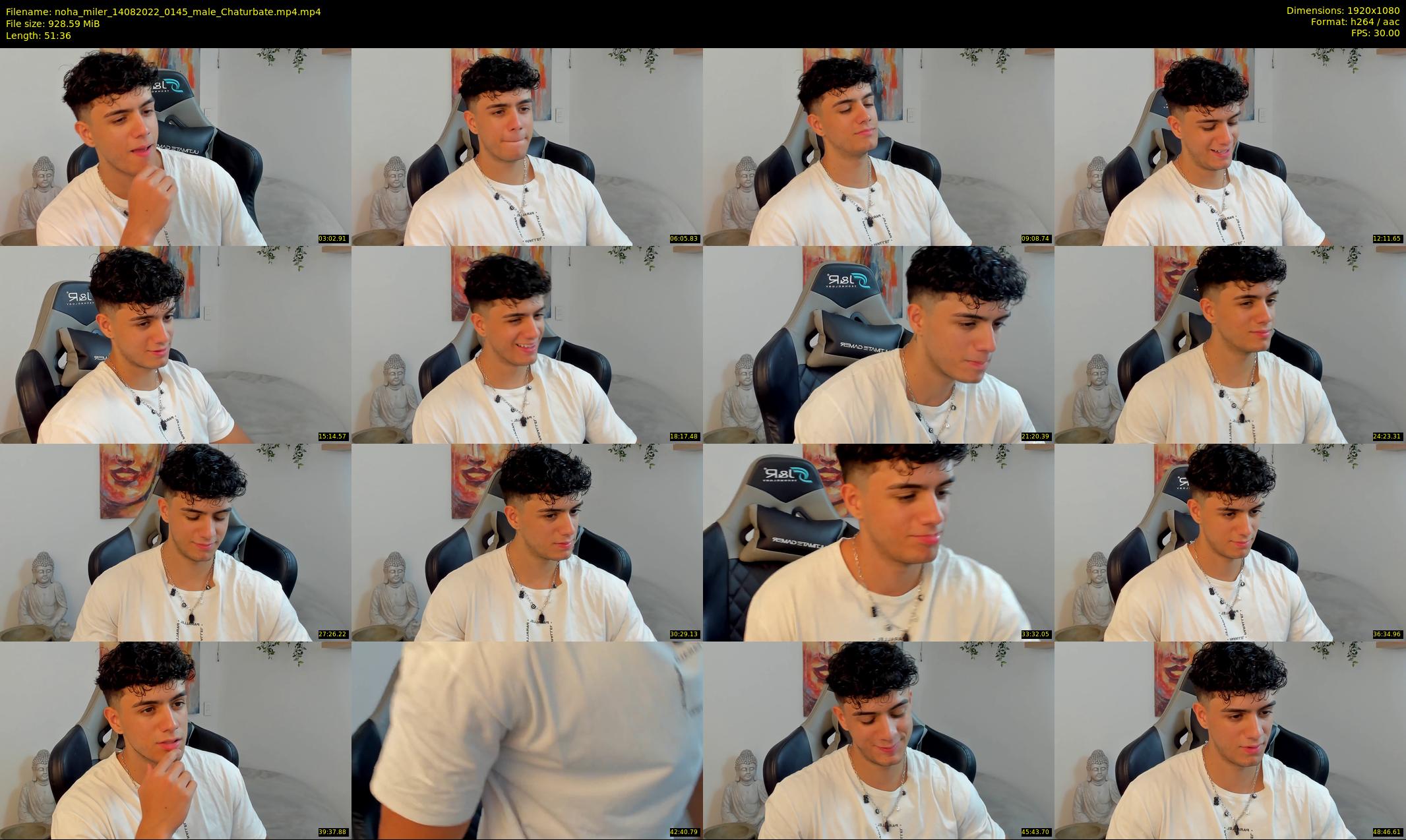 noha_miler — 52 minute Chaturbate male cam show recording, 1080p, Aug 14, 2022