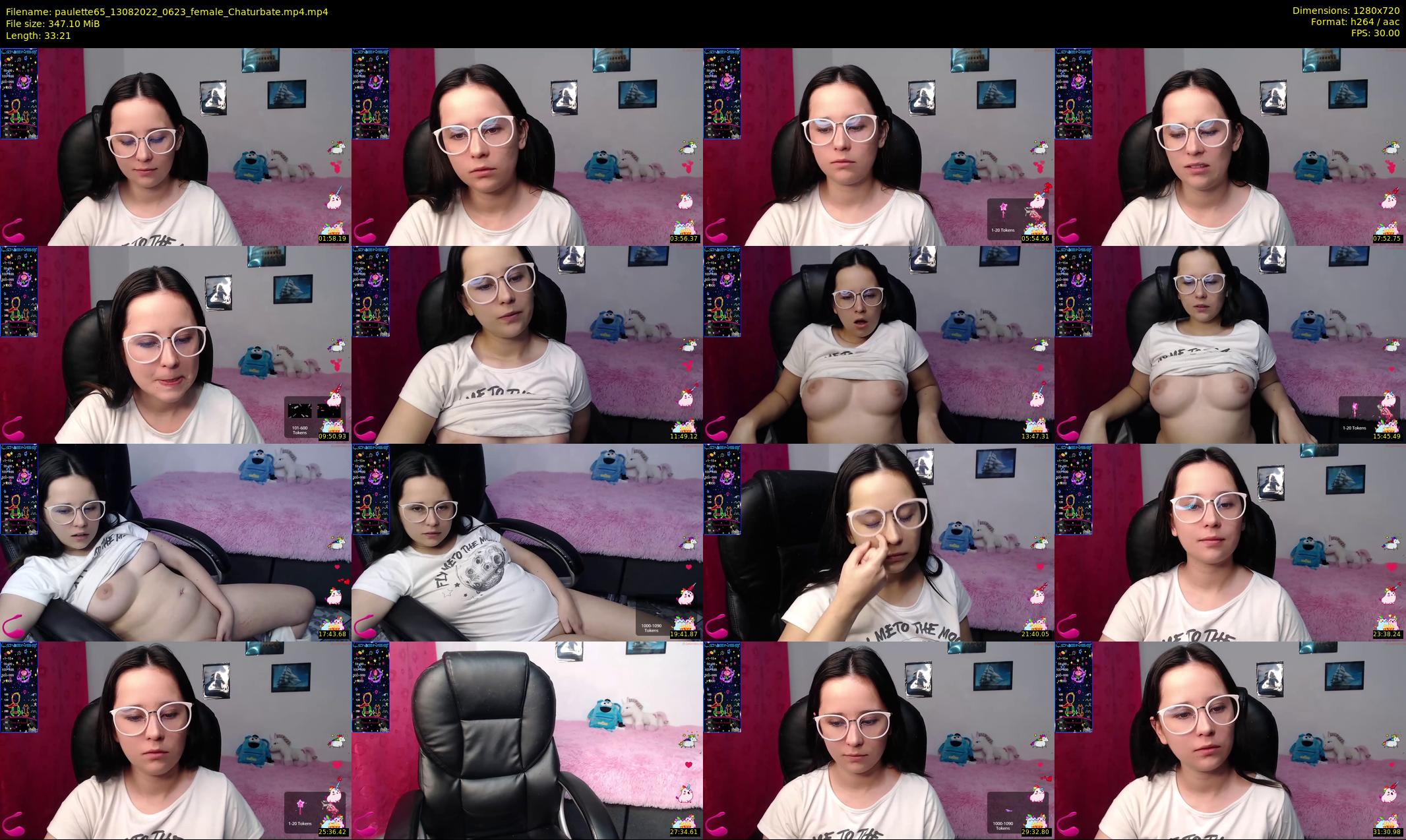 paulette65 — 34 minute Chaturbate female cam show recording, 720p, Aug 13, 2022