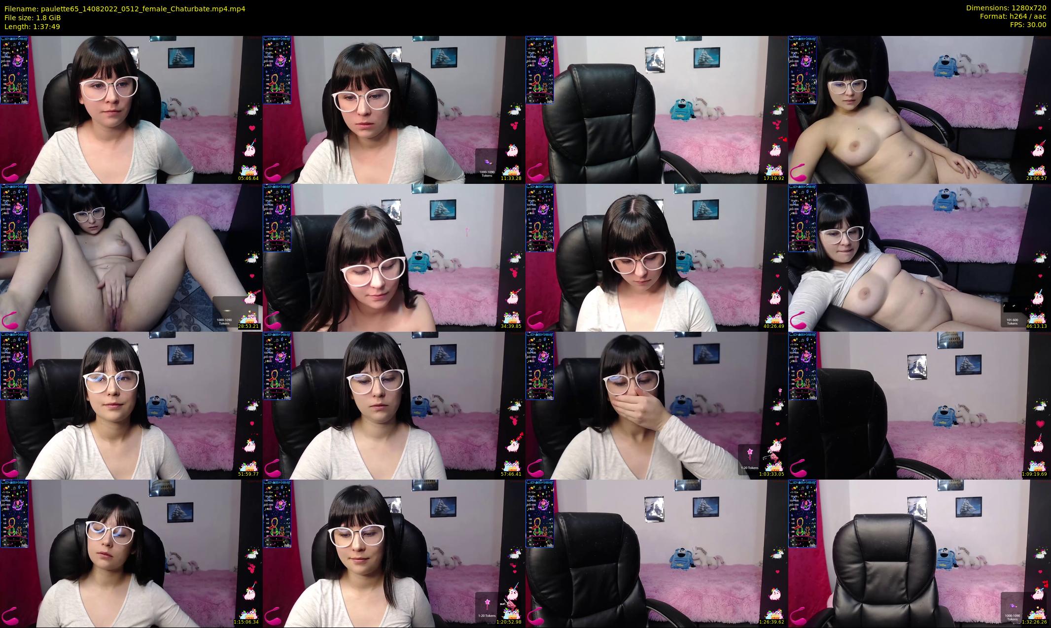 paulette65 — 98 minute Chaturbate female cam show recording, 720p, Aug 14, 2022