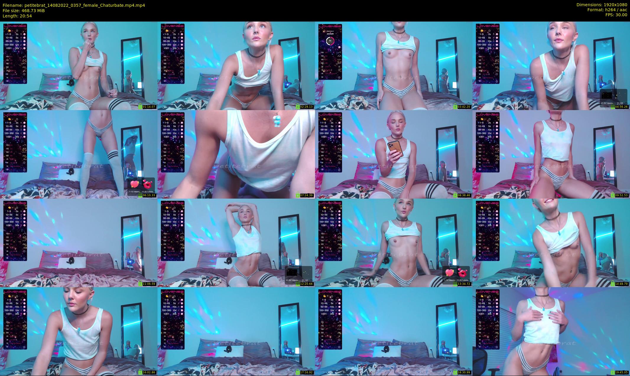 petitebrat — 21 minute Chaturbate female cam show recording, 1080p, Aug 14, 2022