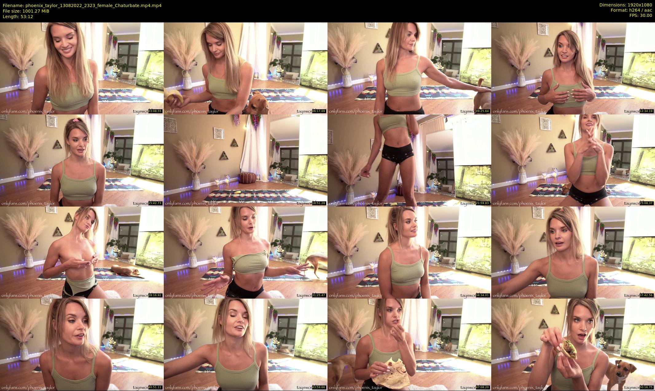 phoenix_taylor — 54 minute Chaturbate female cam show recording, 1080p, Aug 13, 2022