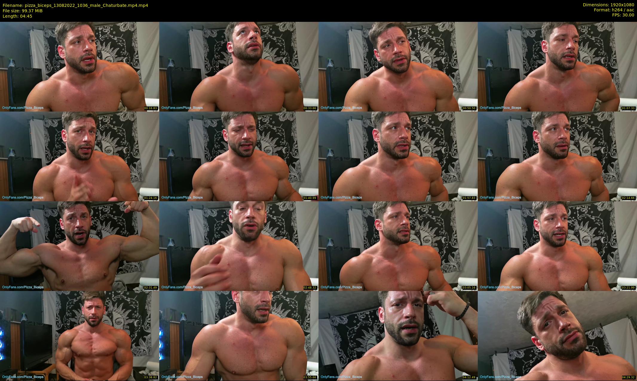 pizza_biceps — 5 minute Chaturbate male cam show recording, 1080p, Aug 13, 2022