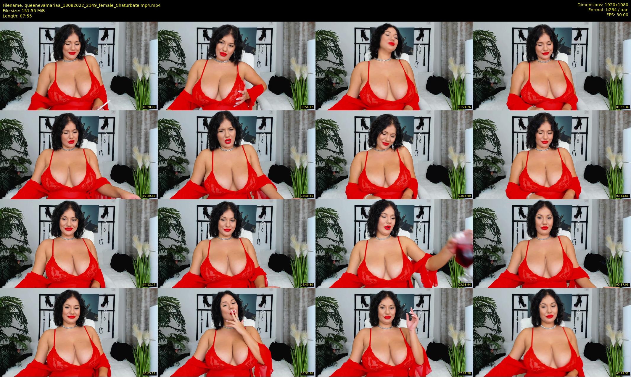 queenevamariaa — 8 minute Chaturbate female cam show recording, 1080p, Aug 13, 2022