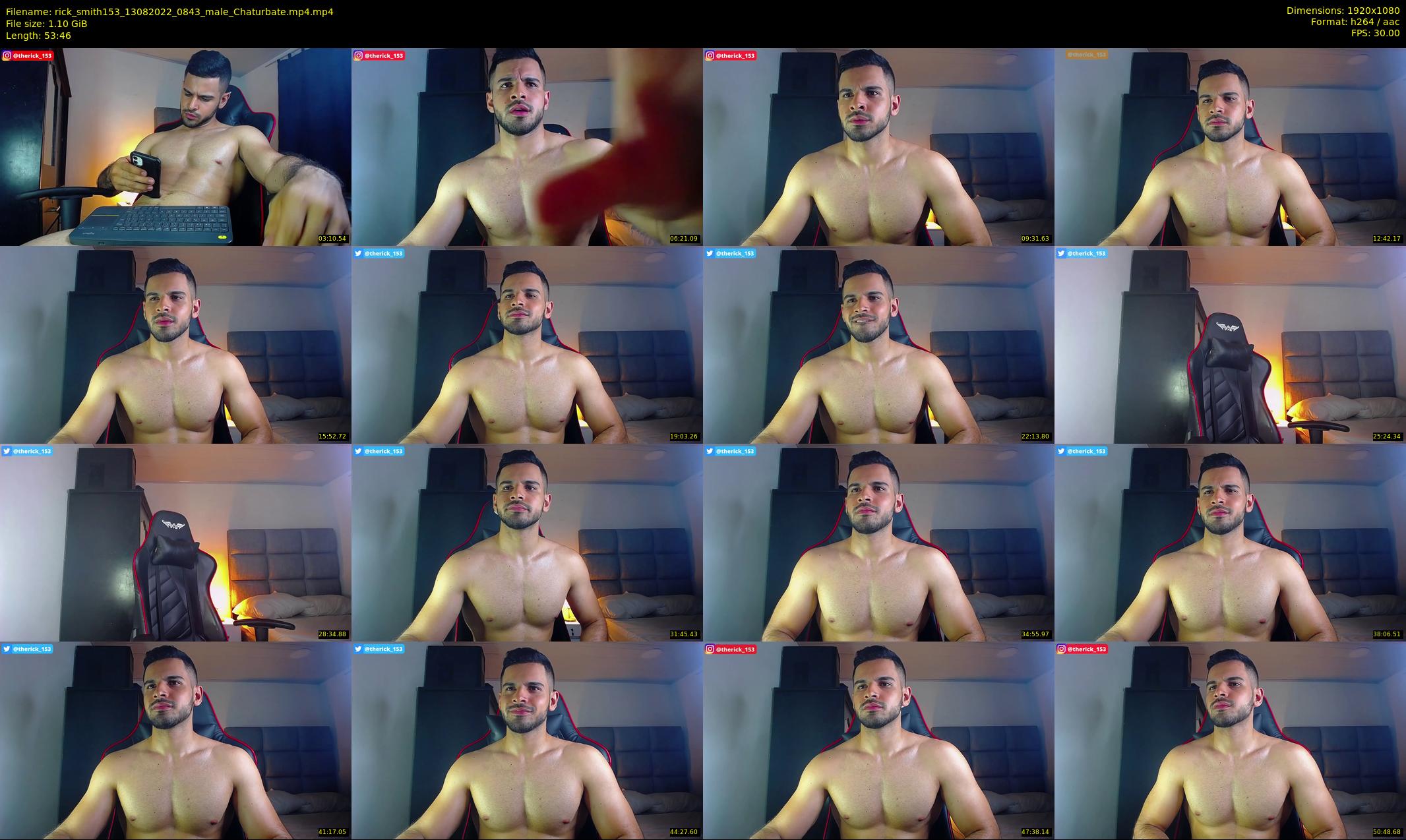 rick_smith153 — 54 minute Chaturbate male cam show recording, 1080p, Aug 13, 2022