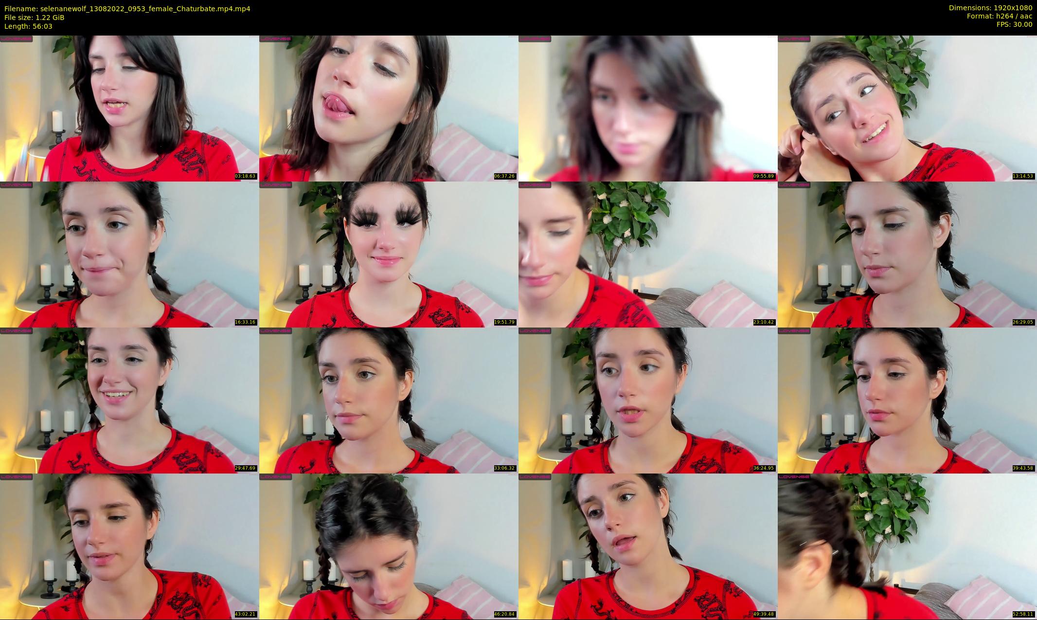 selenanewolf — 57 minute Chaturbate couple cam show recording, 1080p, Aug 13, 2022