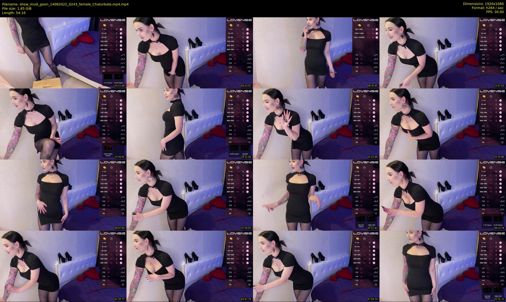show_must_goon — 55 minute Chaturbate female cam show recording, 1080p, Aug 14, 2022