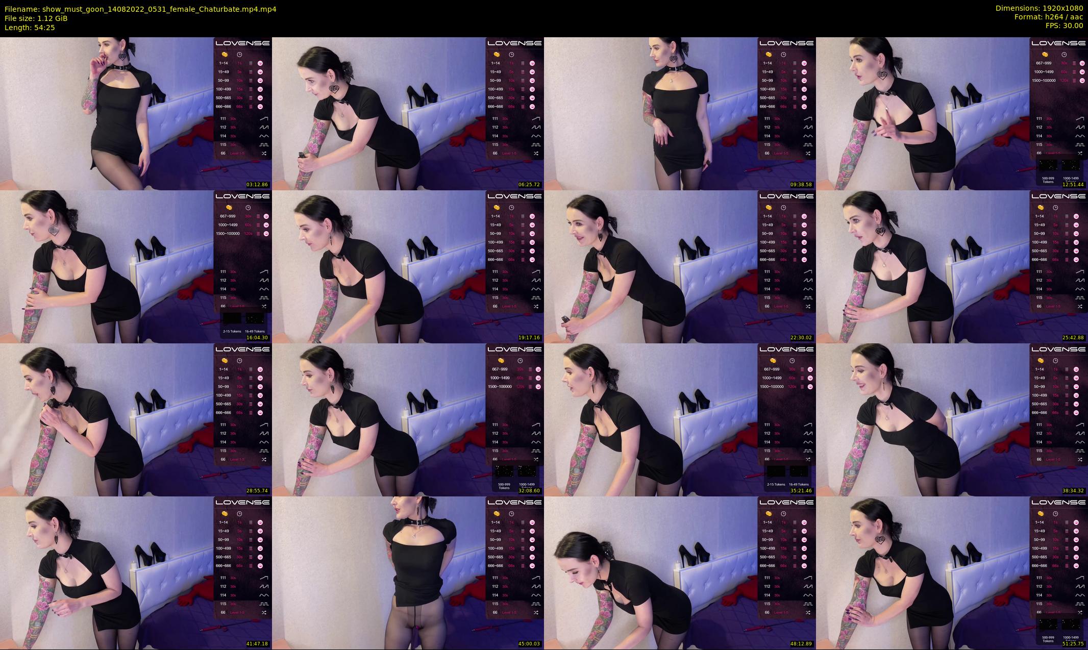 show_must_goon — 55 minute Chaturbate female cam show recording, 1080p, Aug 14, 2022