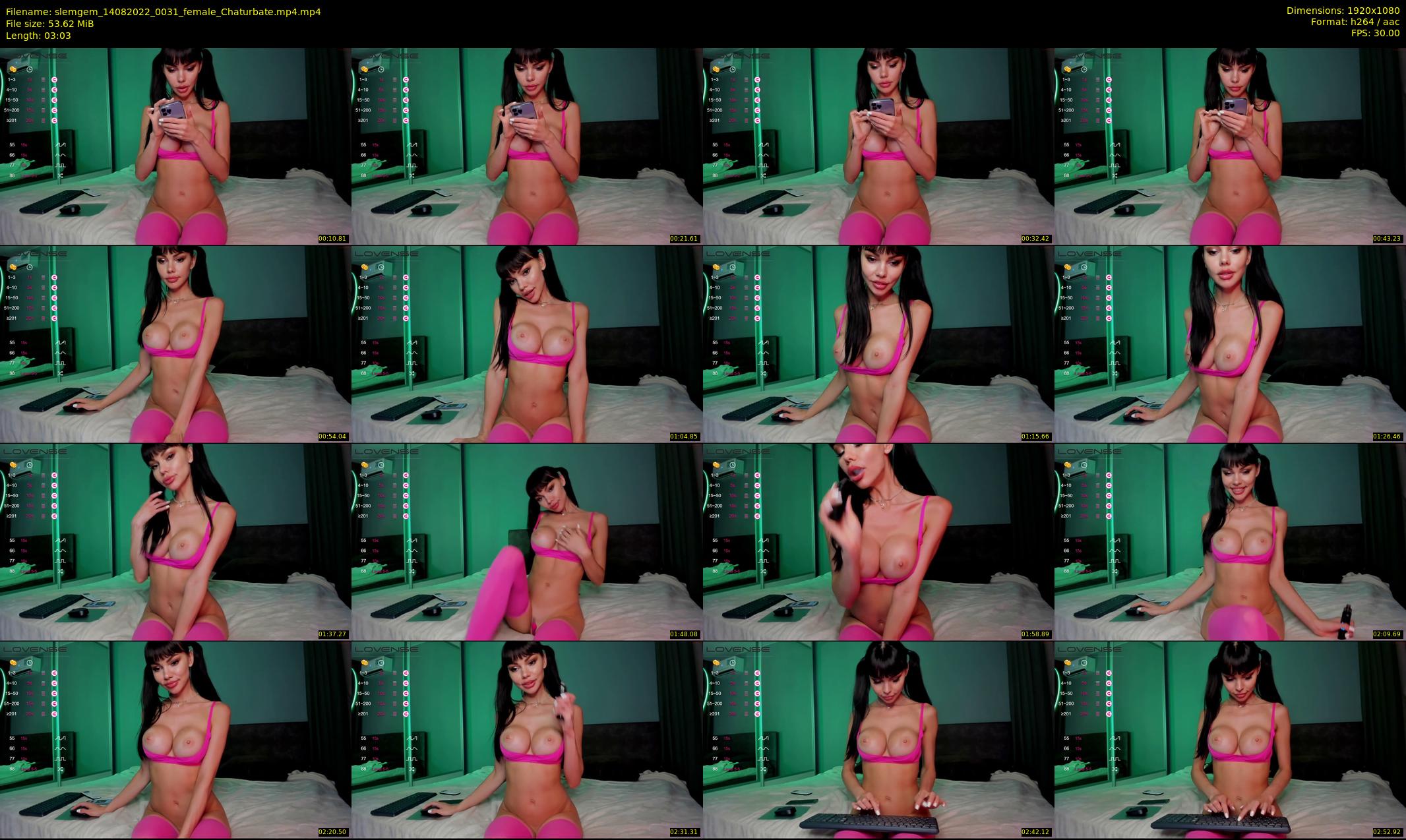 slemgem — 4 minute Chaturbate couple cam show recording, 1080p, Aug 14, 2022