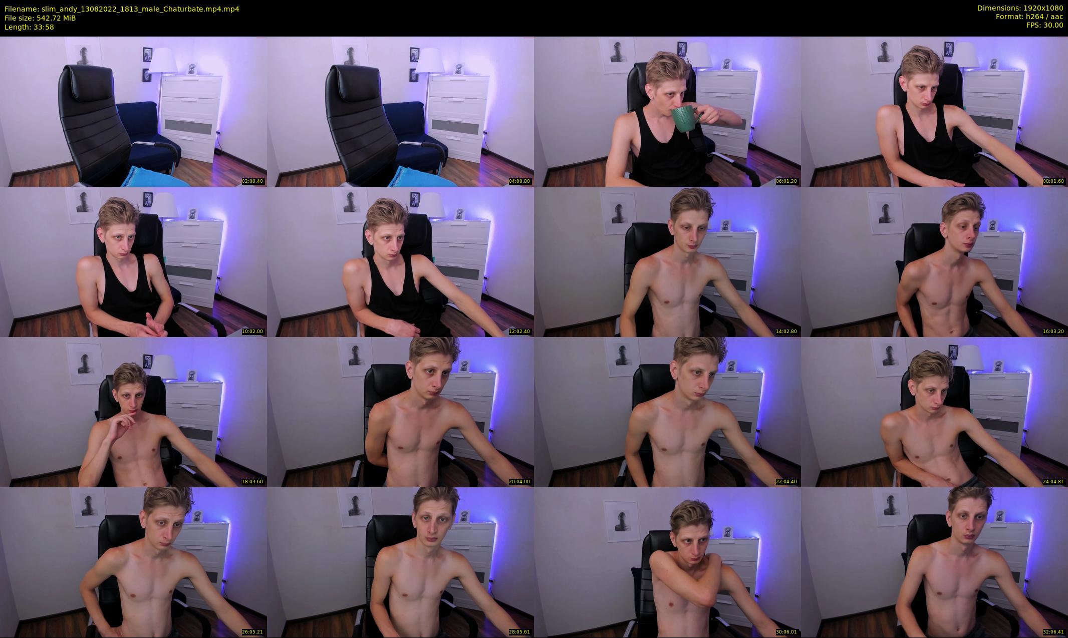 slim_andy — 34 minute Chaturbate male cam show recording, 1080p, Aug 13, 2022