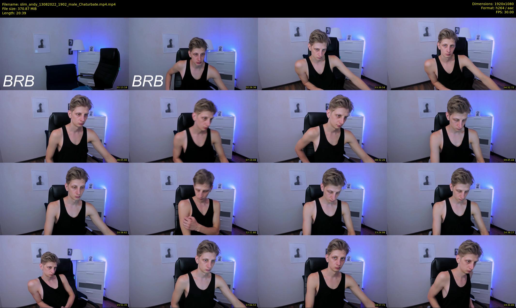 slim_andy — 21 minute Chaturbate male cam show recording, 1080p, Aug 13, 2022