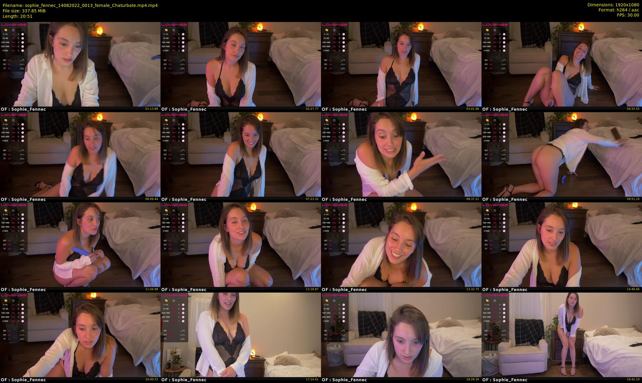 sophie_fennec — 21 minute Chaturbate female cam show recording, 1080p, Aug 14, 2022