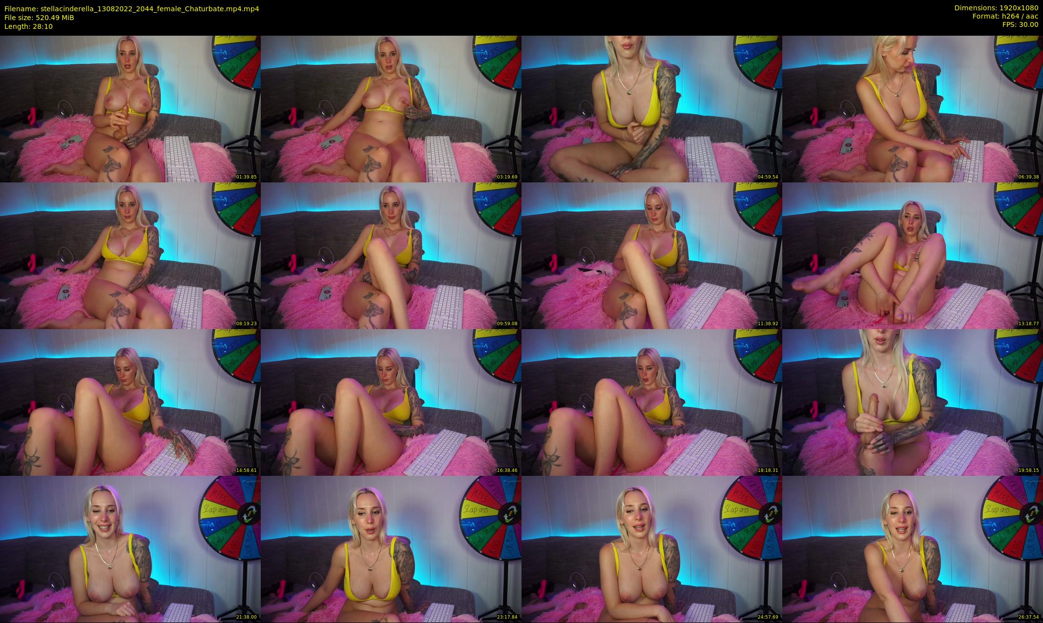 stellacinderella — 29 minute Chaturbate female cam show recording, 1080p, Aug 13, 2022
