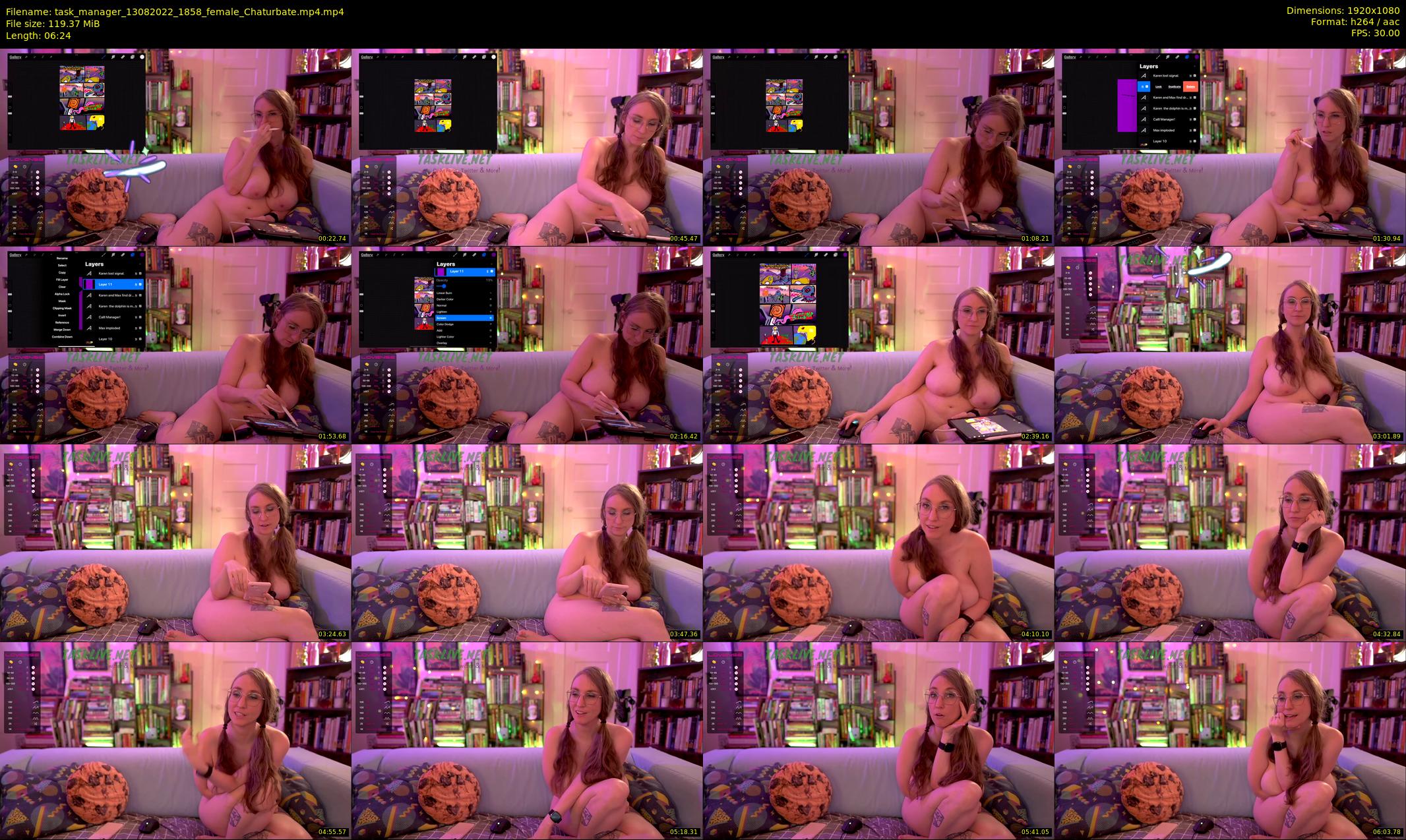 task_manager — 7 minute Chaturbate couple cam show recording, 1080p, Aug 13, 2022