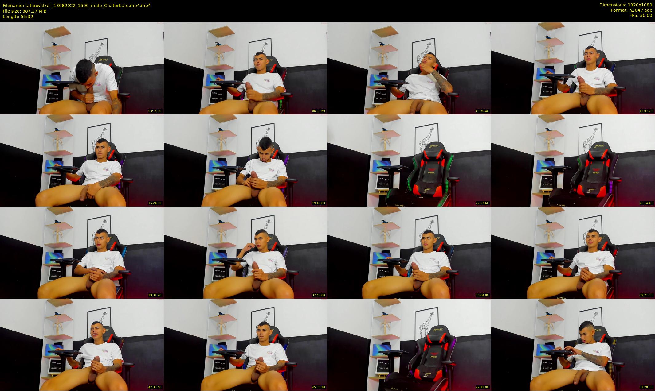 tatanwalker — 56 minute Chaturbate male cam show recording, 1080p, Aug 13, 2022