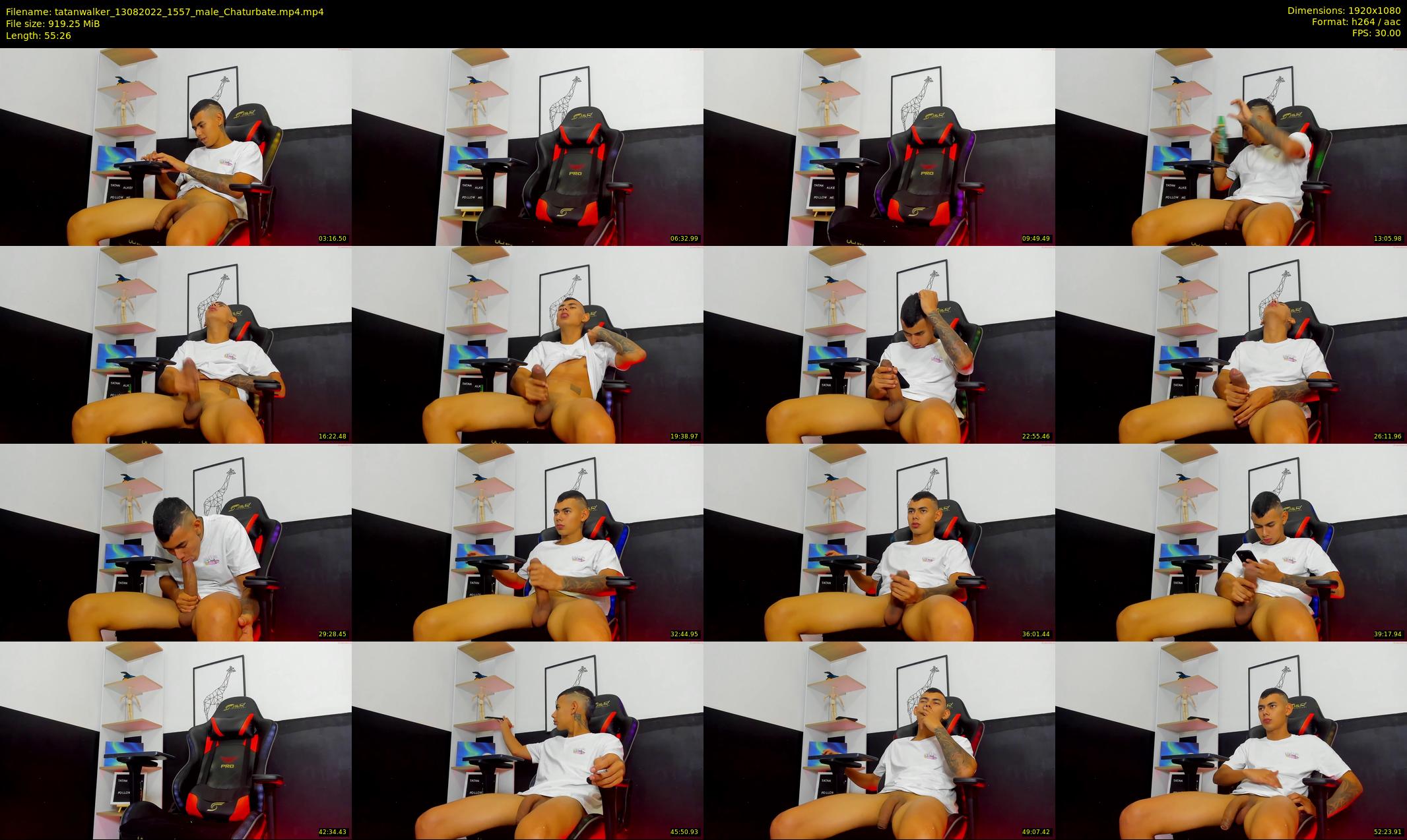 tatanwalker — 56 minute Chaturbate male cam show recording, 1080p, Aug 13, 2022