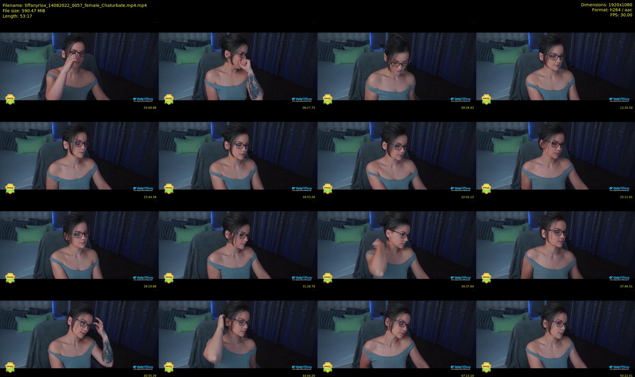 tiffanyriox — 54 minute Chaturbate female cam show recording, 1080p, Aug 14, 2022