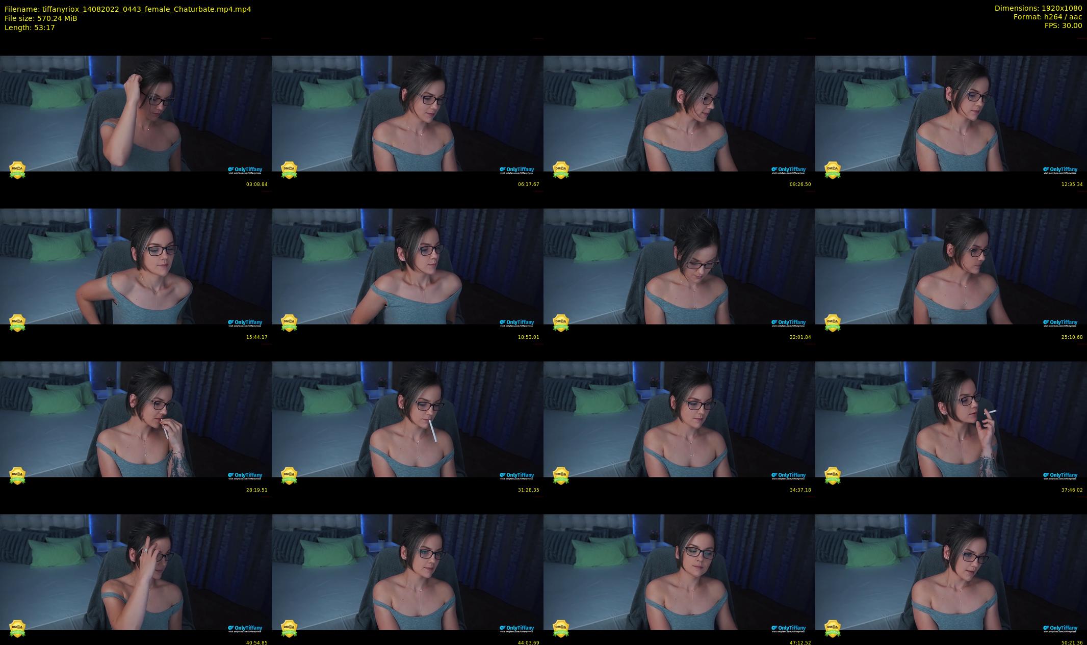 tiffanyriox — 54 minute Chaturbate female cam show recording, 1080p, Aug 14, 2022