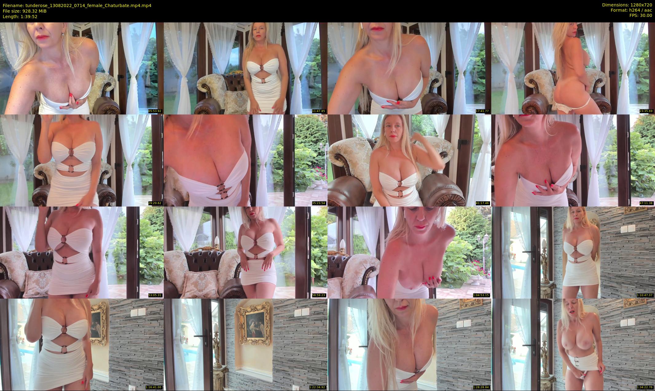 tunderose — 100 minute Chaturbate female cam show recording, 720p, Aug 13, 2022