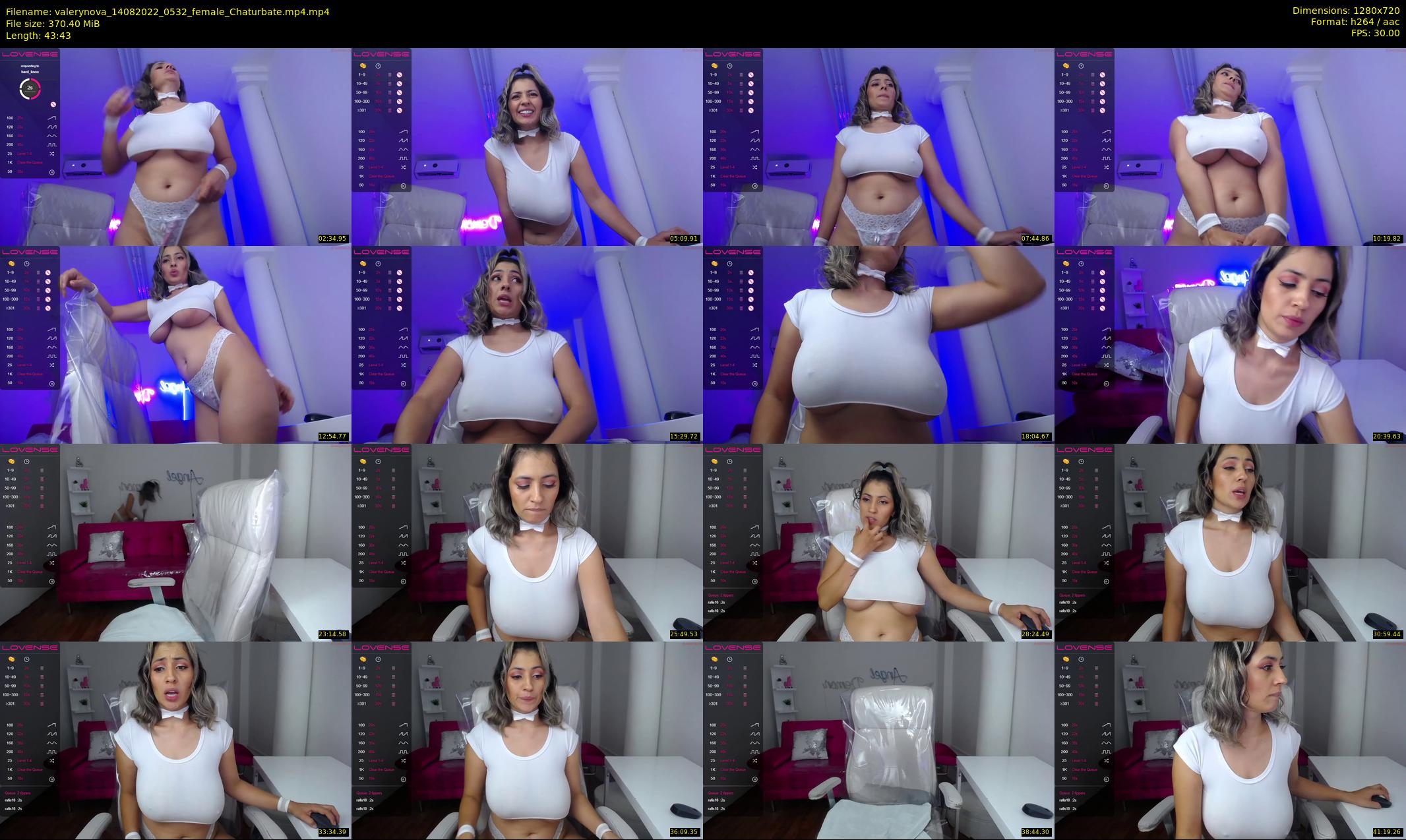 valerynova — 44 minute Chaturbate female cam show recording, 720p, Aug 14, 2022