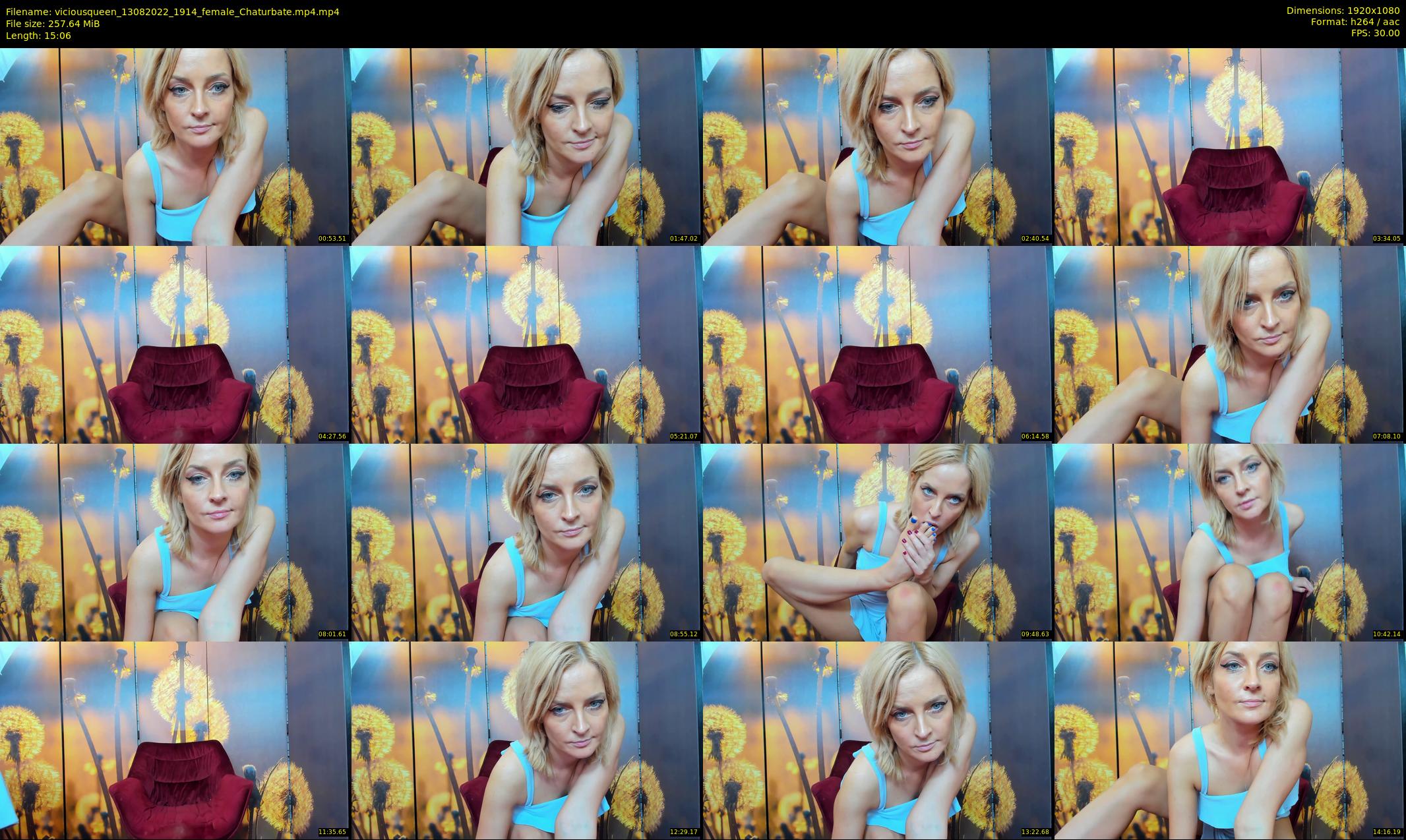 viciousqueen — 16 minute Chaturbate female cam show recording, 1080p, Aug 13, 2022