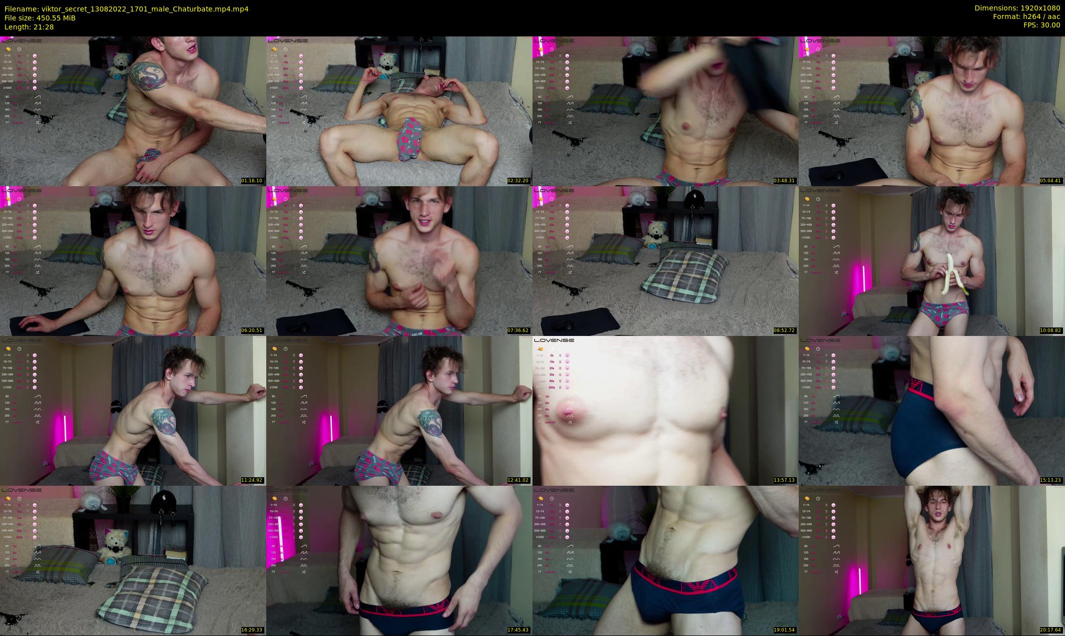 viktor_secret — 22 minute Chaturbate male cam show recording, 1080p, Aug 13, 2022