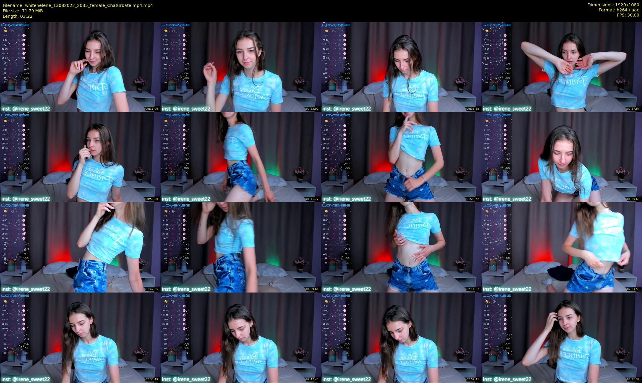 whitehelene — 4 minute Chaturbate female cam show recording, 1080p, Aug 13, 2022
