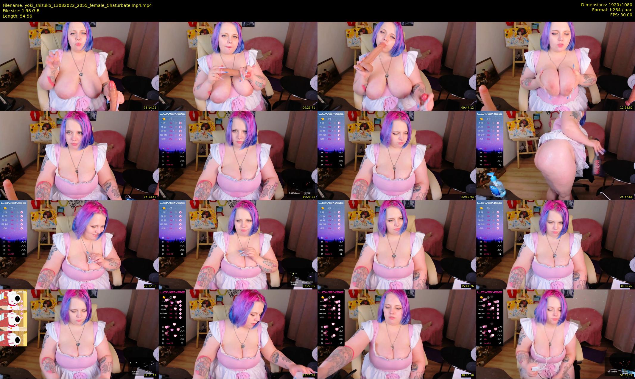 yoki_shizuko — 55 minute Chaturbate female cam show recording, 1080p, Aug 13, 2022