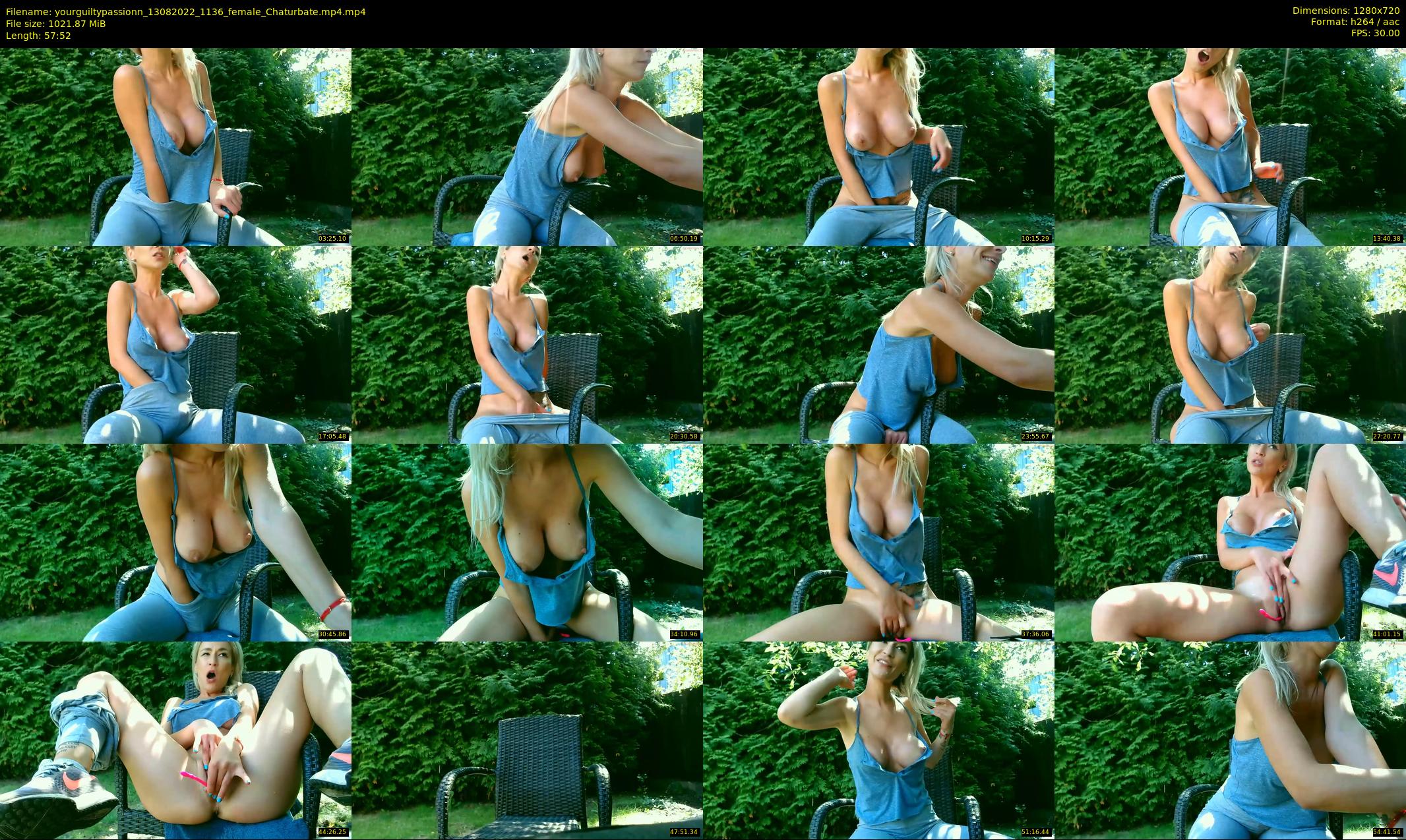 yourguiltypassionn — 58 minute Chaturbate female cam show recording, 720p, Aug 13, 2022