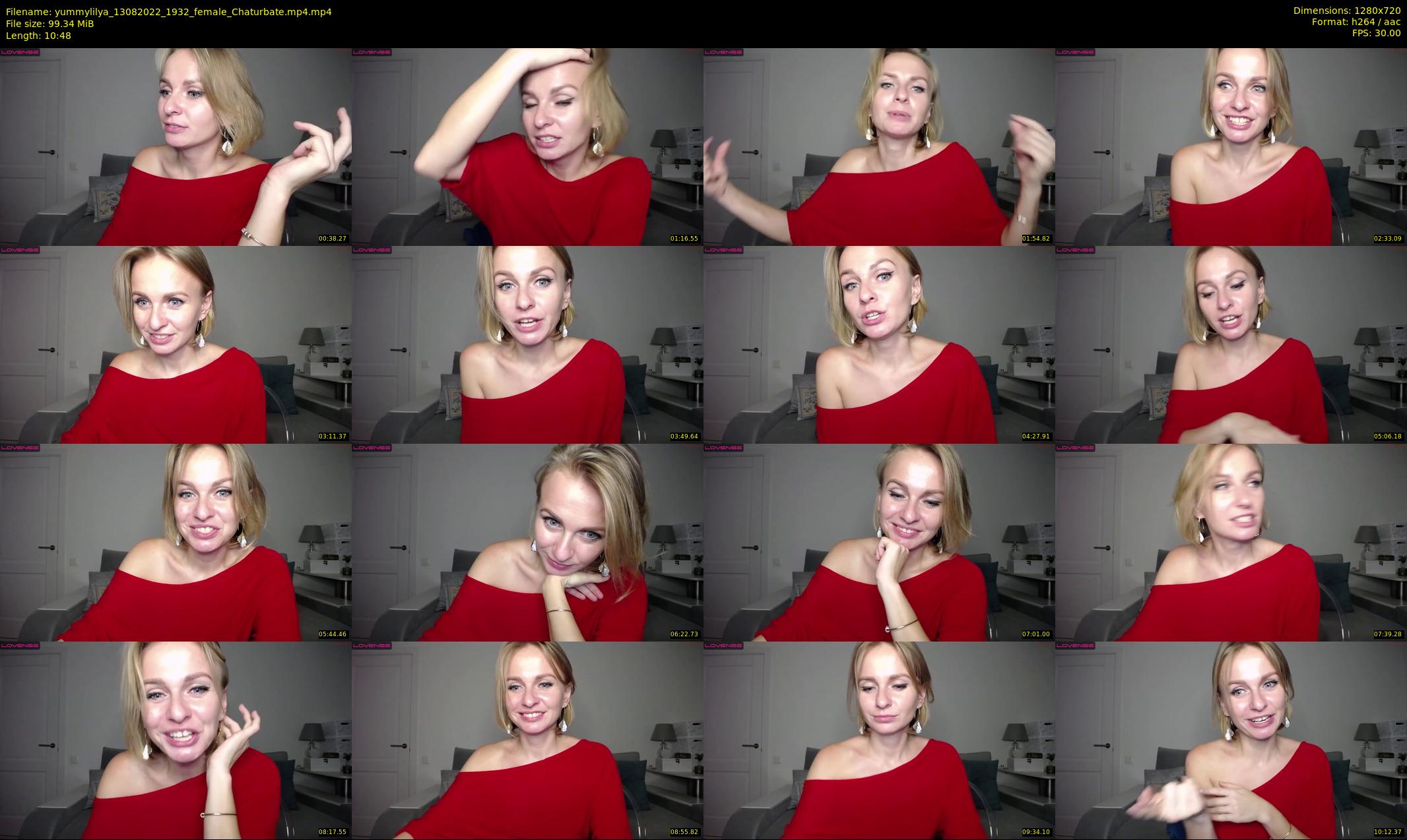 yummylilya — 11 minute Chaturbate female cam show recording, 720p, Aug 13, 2022