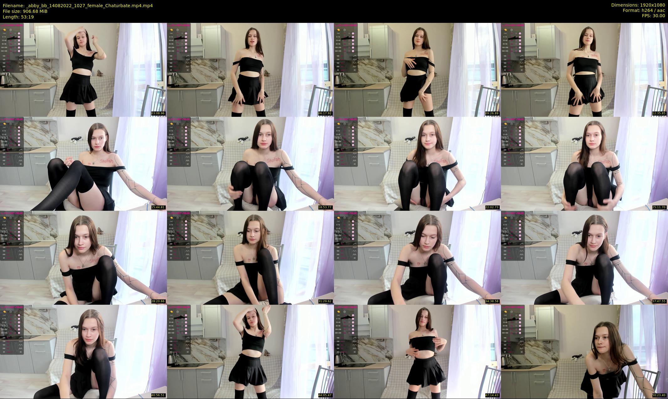_abby_bb — 54 minute Chaturbate female cam show recording, 1080p, Aug 14, 2022