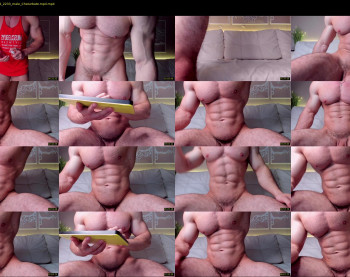 adam_muscle_ — 10 minute Chaturbate male cam show recording, 1080p, Aug 14, 2022