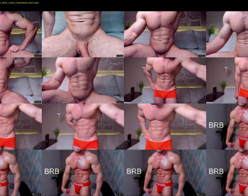 adam_muscle_ — 63 minute Chaturbate male cam show recording, 1080p, Aug 15, 2022