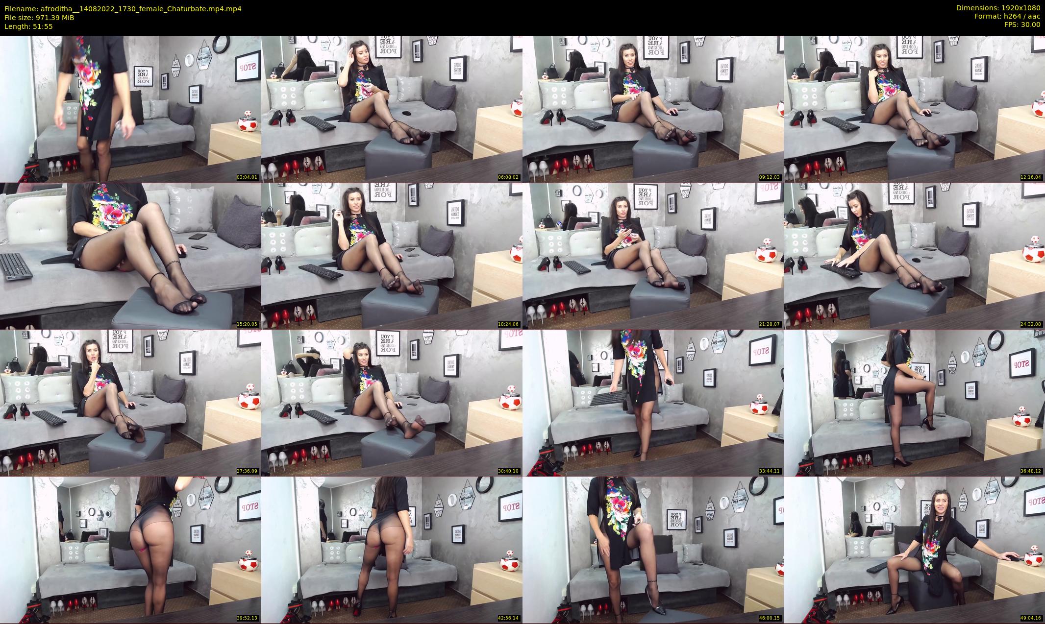 afroditha_ — 52 minute Chaturbate female cam show recording, 1080p, Aug 14, 2022