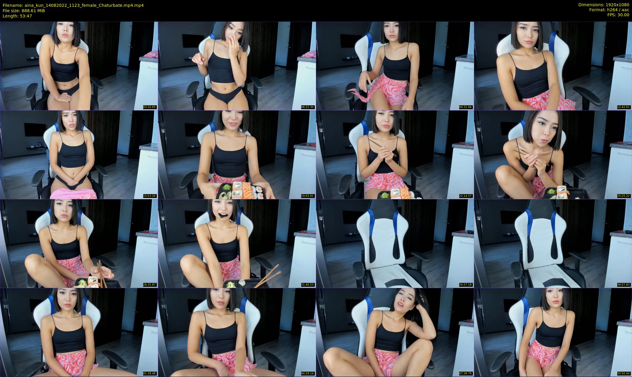 aina_kun — 54 minute Chaturbate female cam show recording, 1080p, Aug 14, 2022