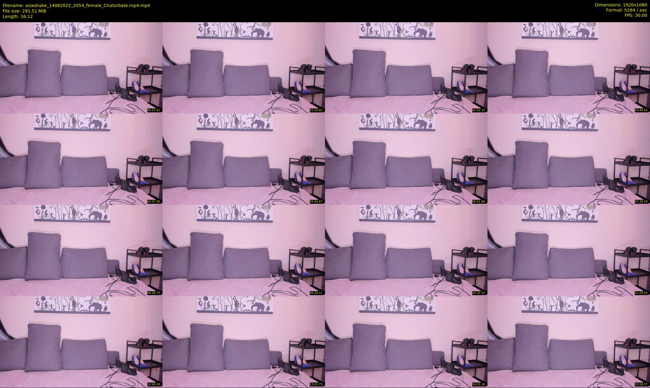 aizashake — 17 minute Chaturbate female cam show recording, 1080p, Aug 14, 2022