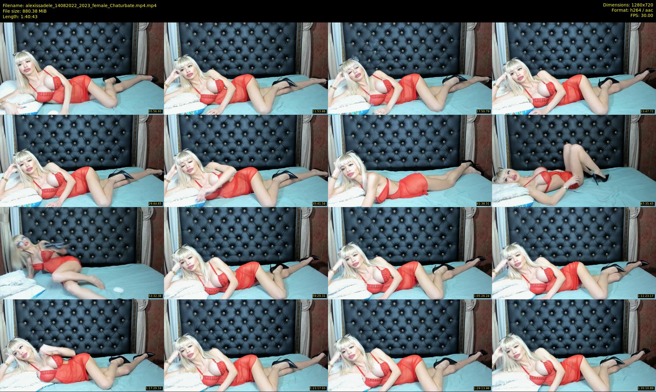 alexissadele — 101 minute Chaturbate female cam show recording, 720p, Aug 14, 2022