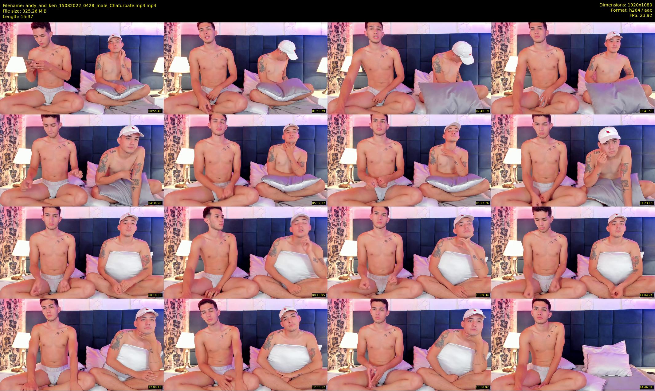 andy_and_ken — 16 minute Chaturbate male cam show recording, 1080p, Aug 15, 2022