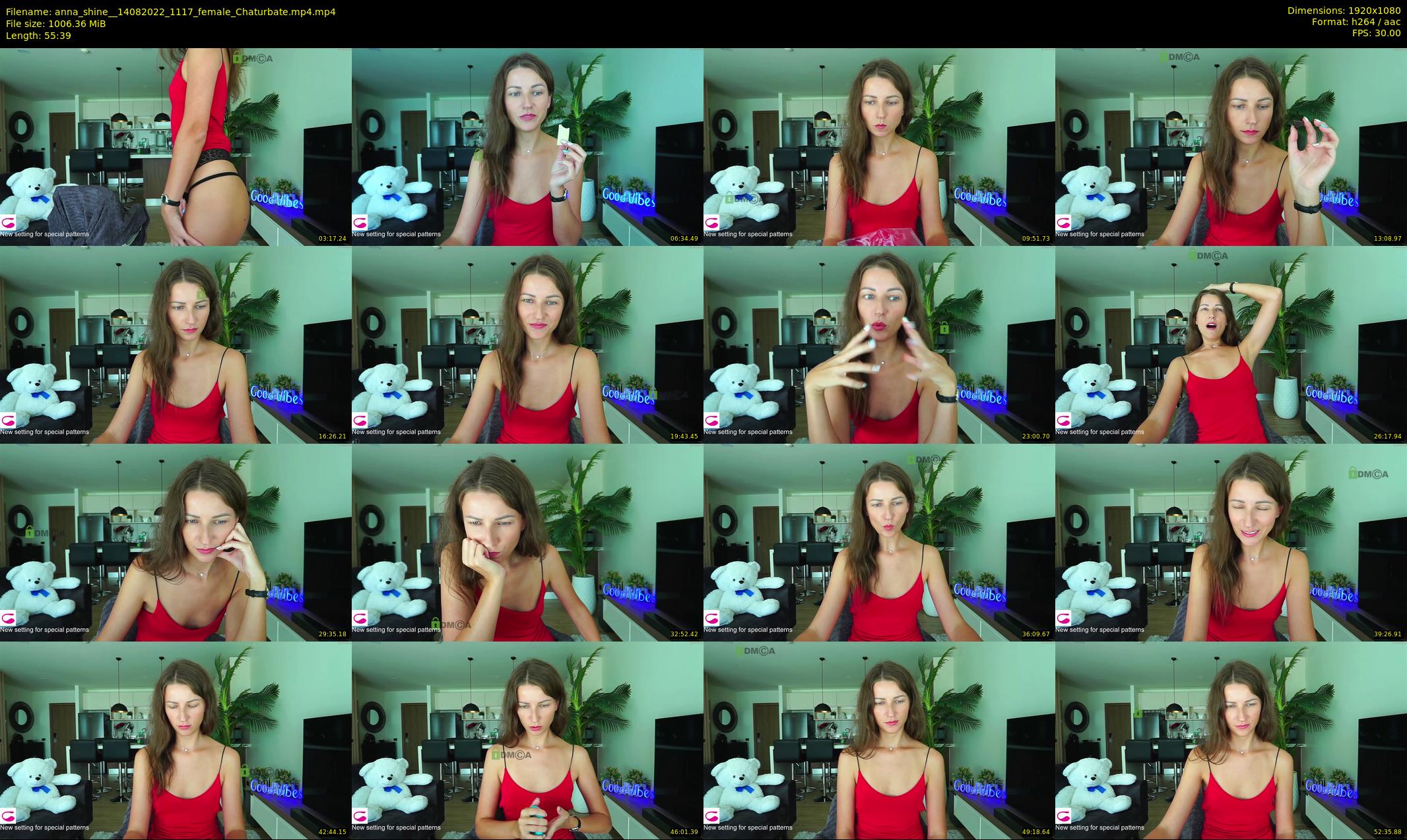 anna_shine_ — 56 minute Chaturbate female cam show recording, 1080p, Aug 14, 2022