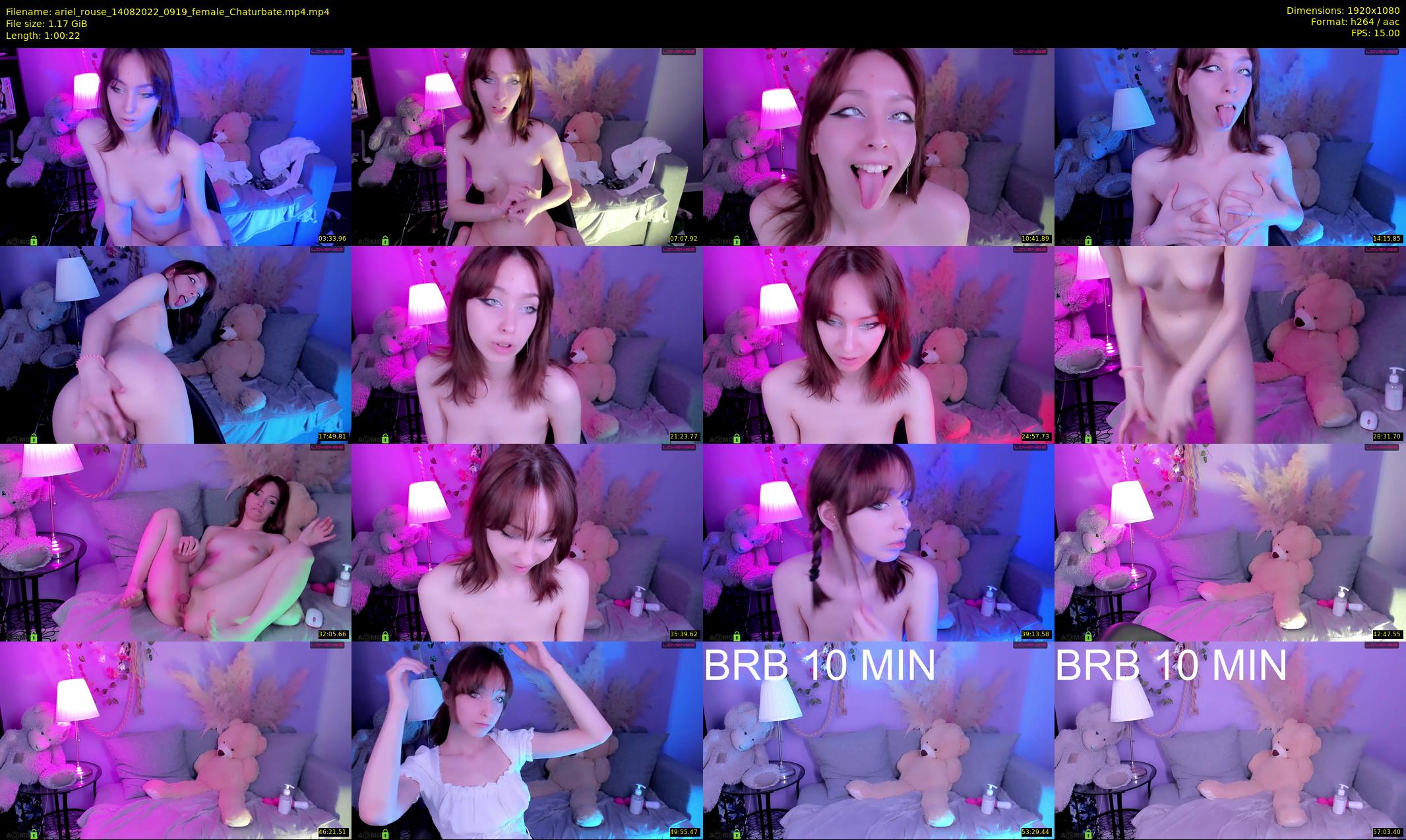 ariel_rouse — 61 minute Chaturbate female cam show recording, 1080p, Aug 14, 2022