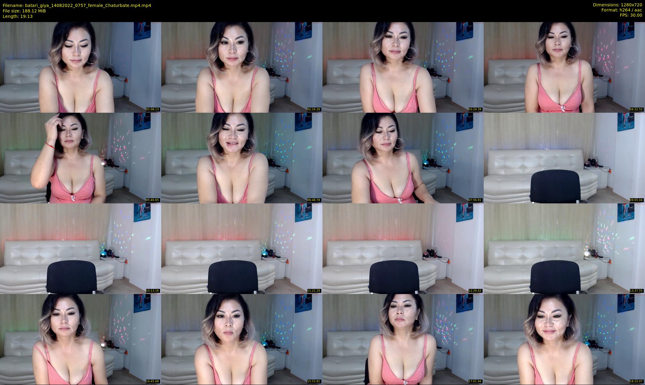 batari_giya — 20 minute Chaturbate female cam show recording, 720p, Aug 14, 2022