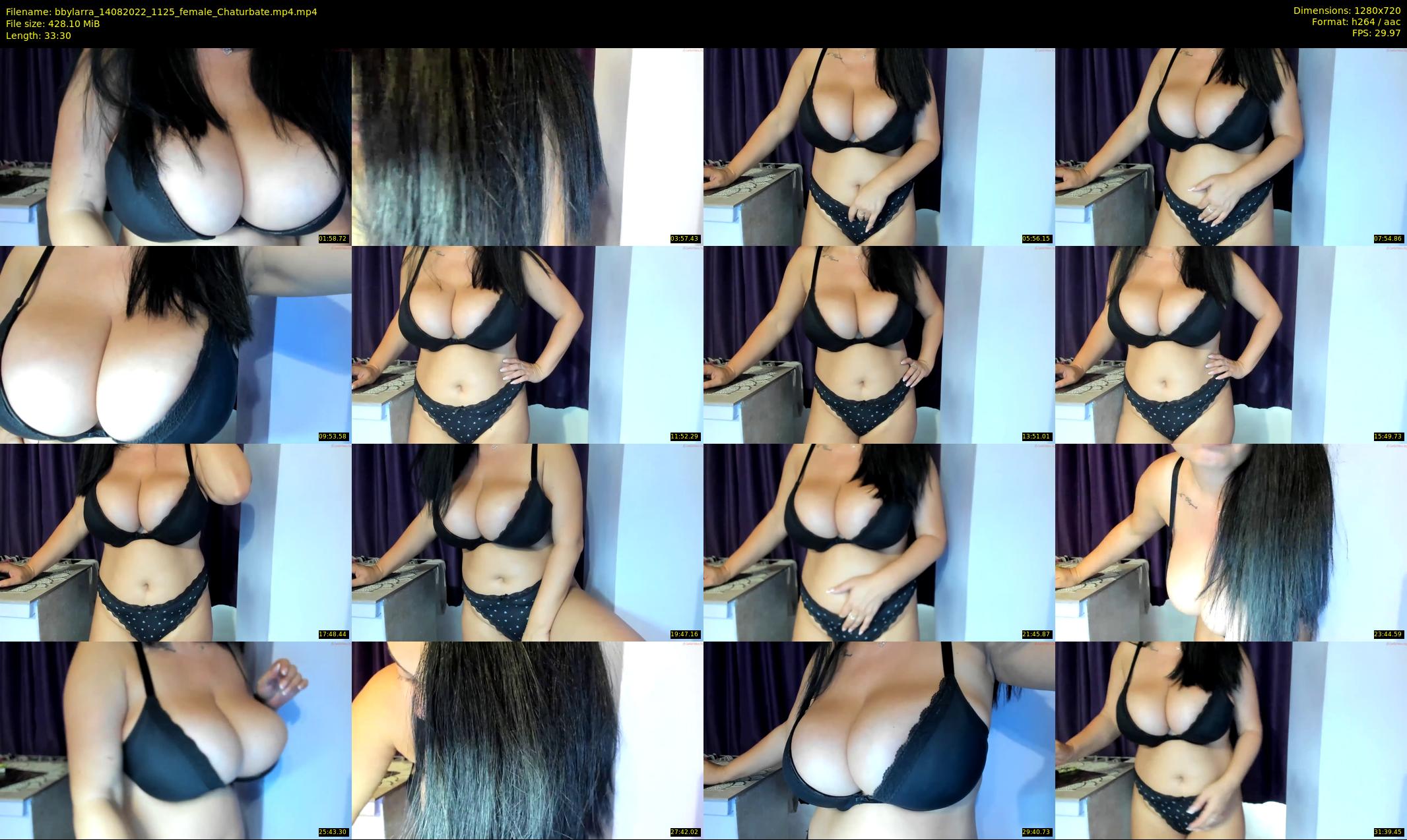 bbylarra — 34 minute Chaturbate couple cam show recording, 720p, Aug 14, 2022