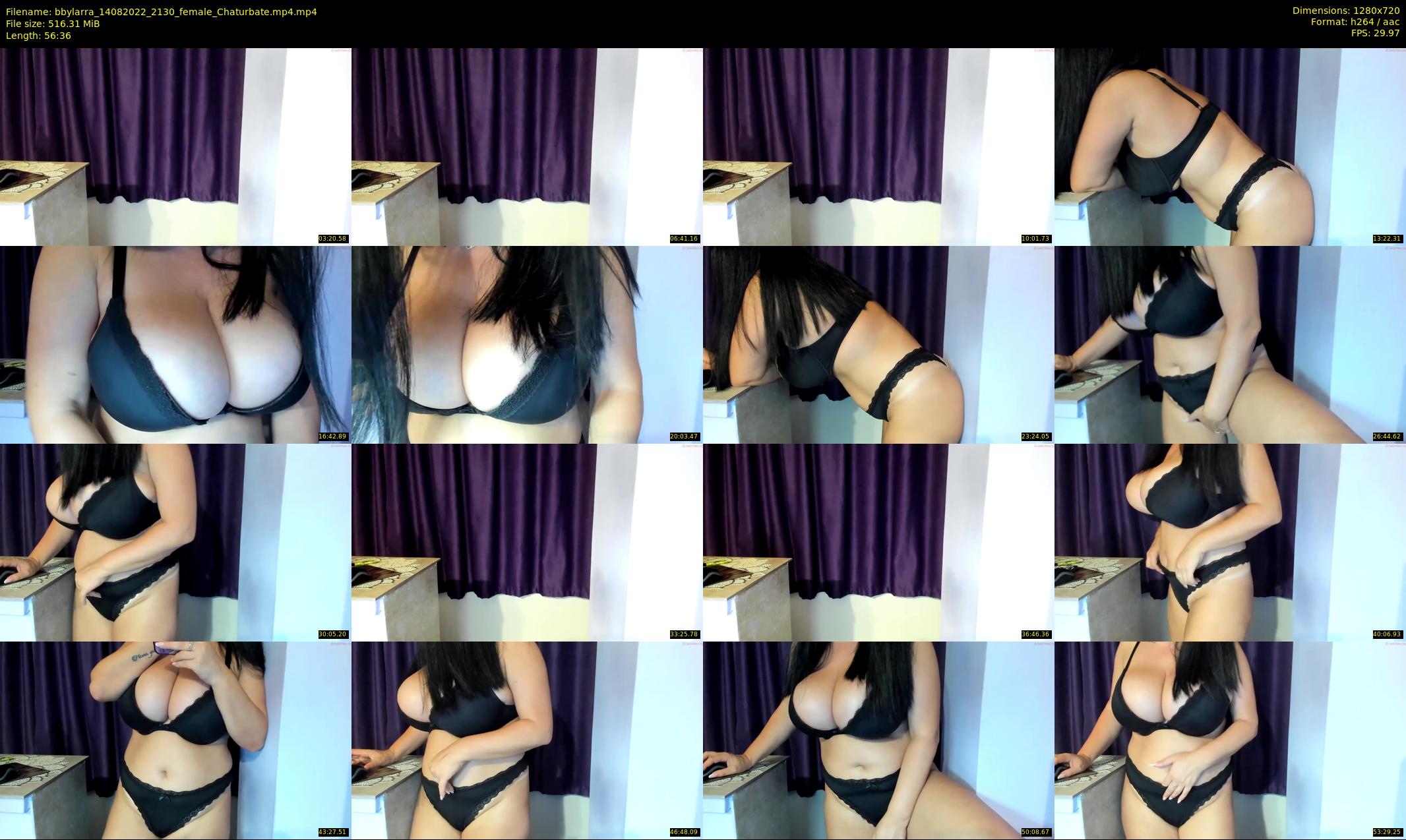 bbylarra — 57 minute Chaturbate couple cam show recording, 720p, Aug 14, 2022