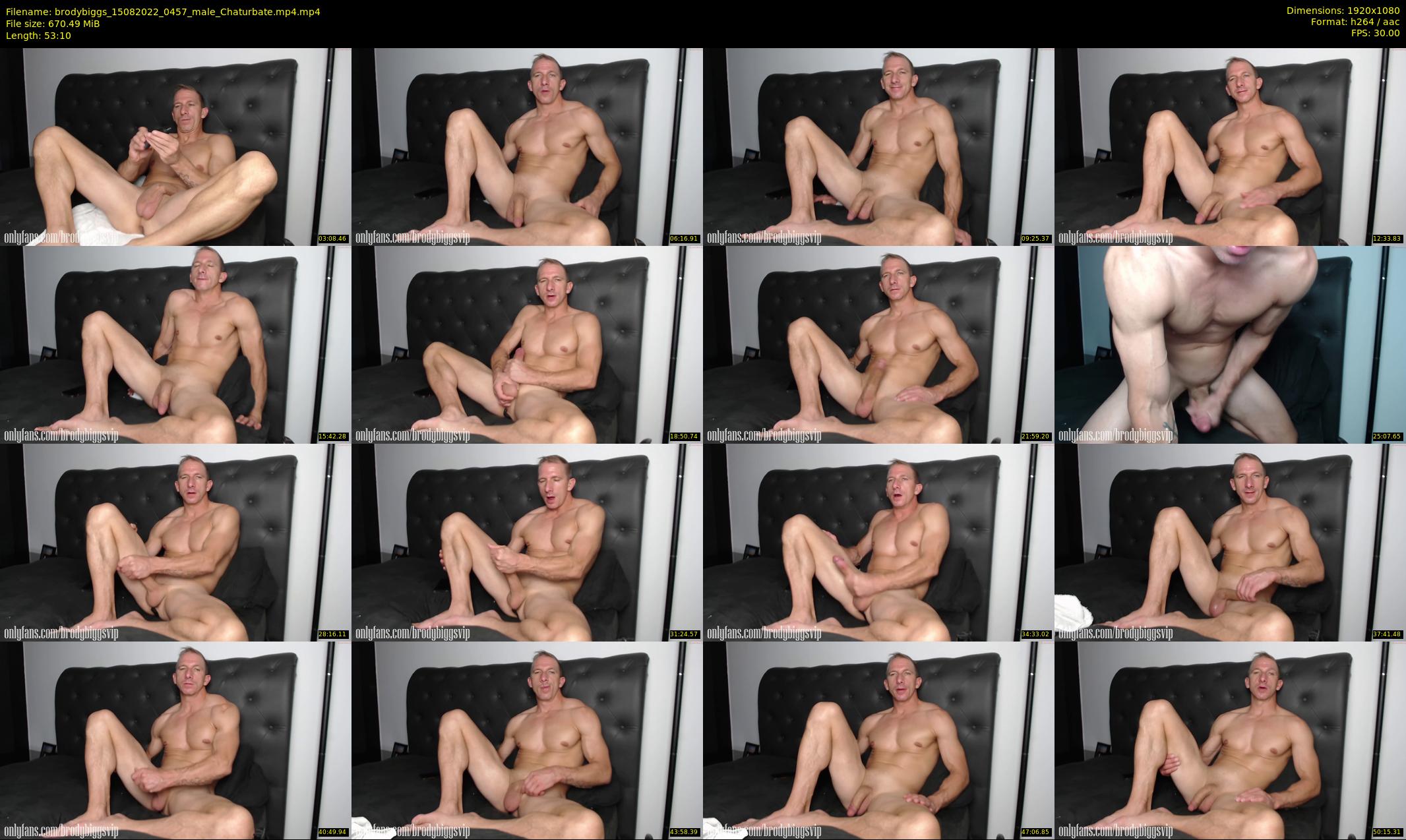 brodybiggs — 54 minute Chaturbate male cam show recording, 1080p, Aug 15, 2022