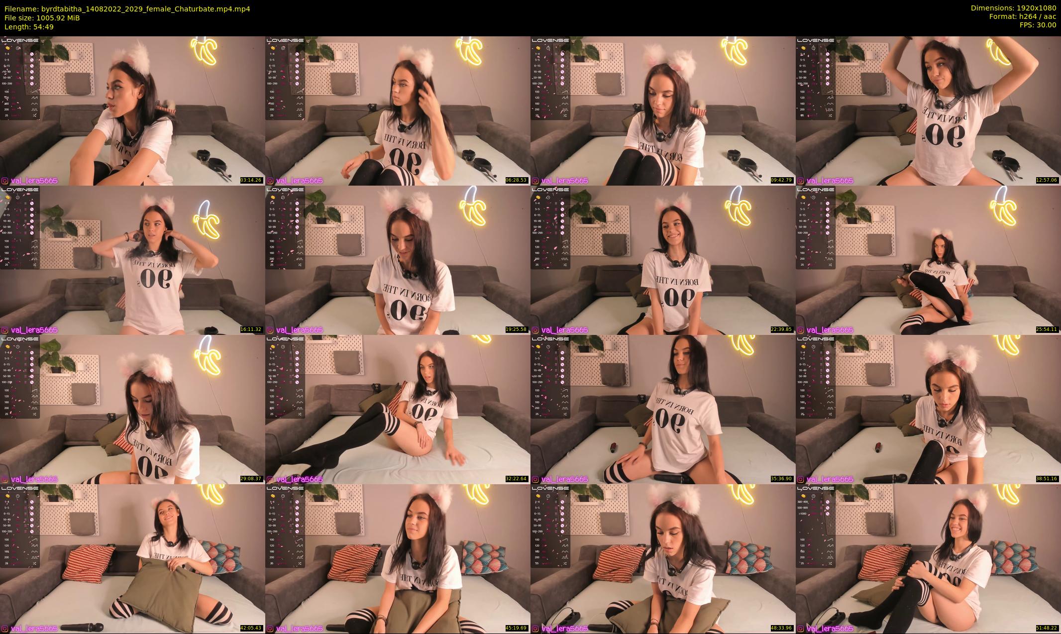 byrdtabitha — 55 minute Chaturbate female cam show recording, 1080p, Aug 14, 2022
