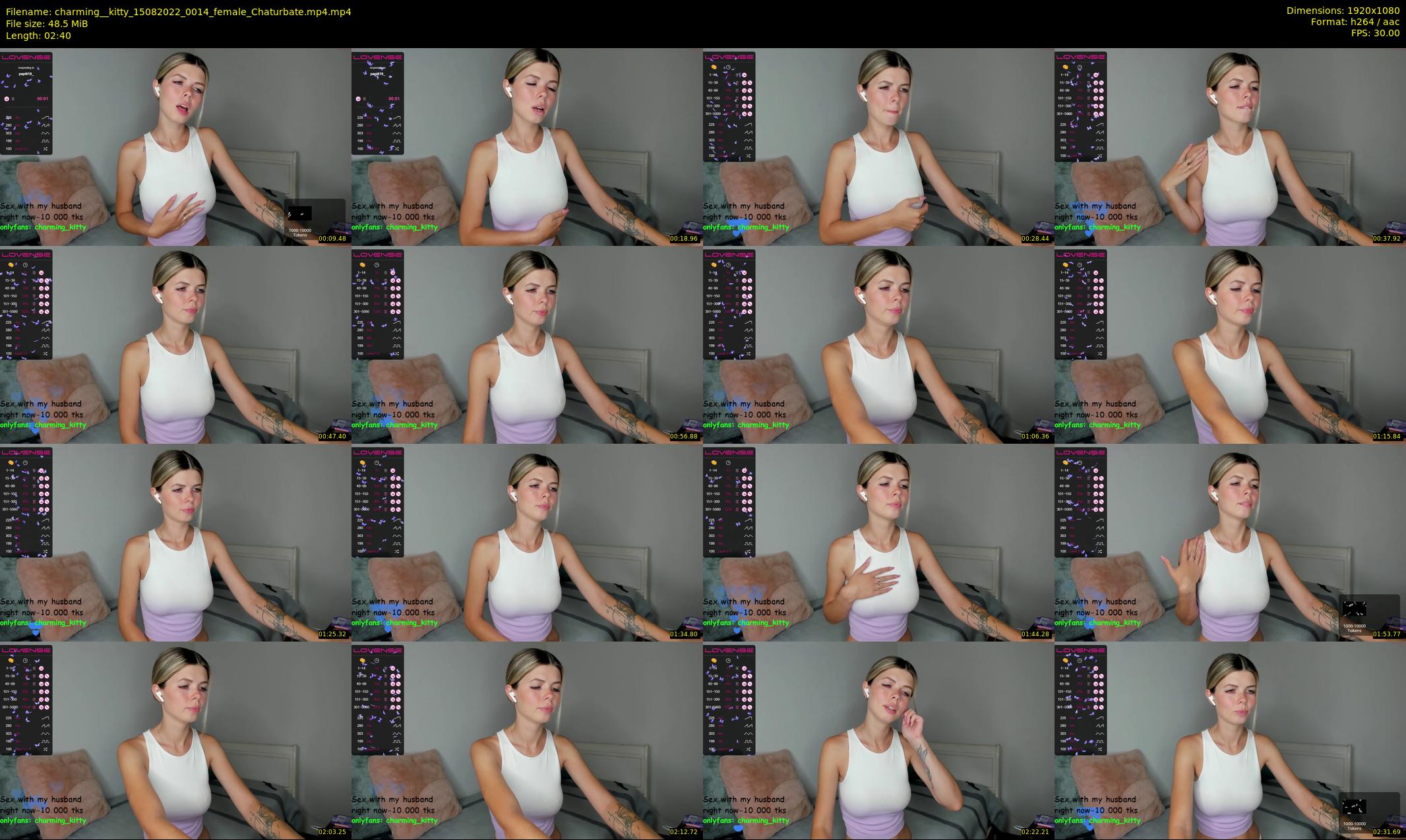 charming__kitty — 3 minute Chaturbate female cam show recording, 1080p, Aug 15, 2022