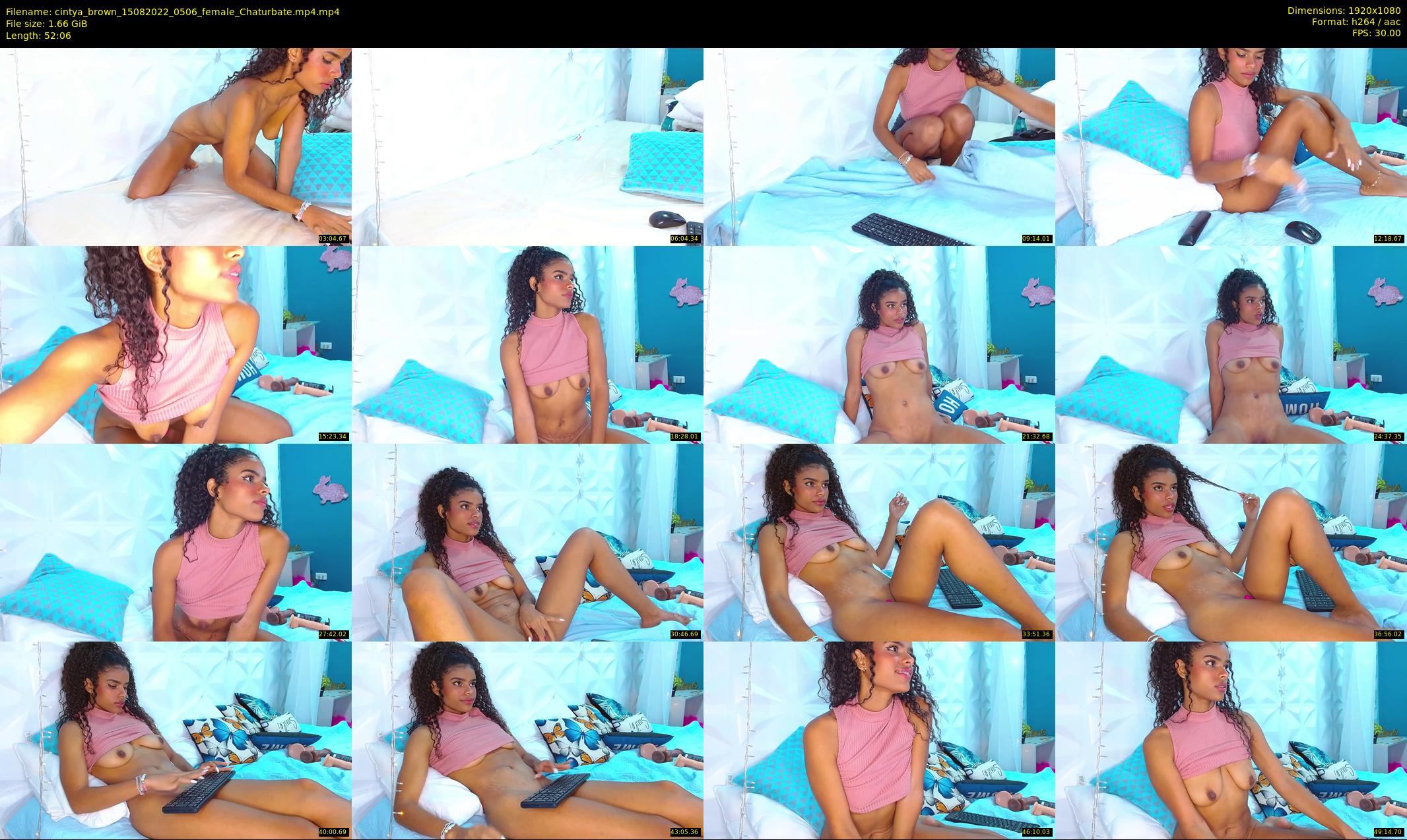 cintya_brown — 53 minute Chaturbate female cam show recording, 1080p, Aug 15, 2022